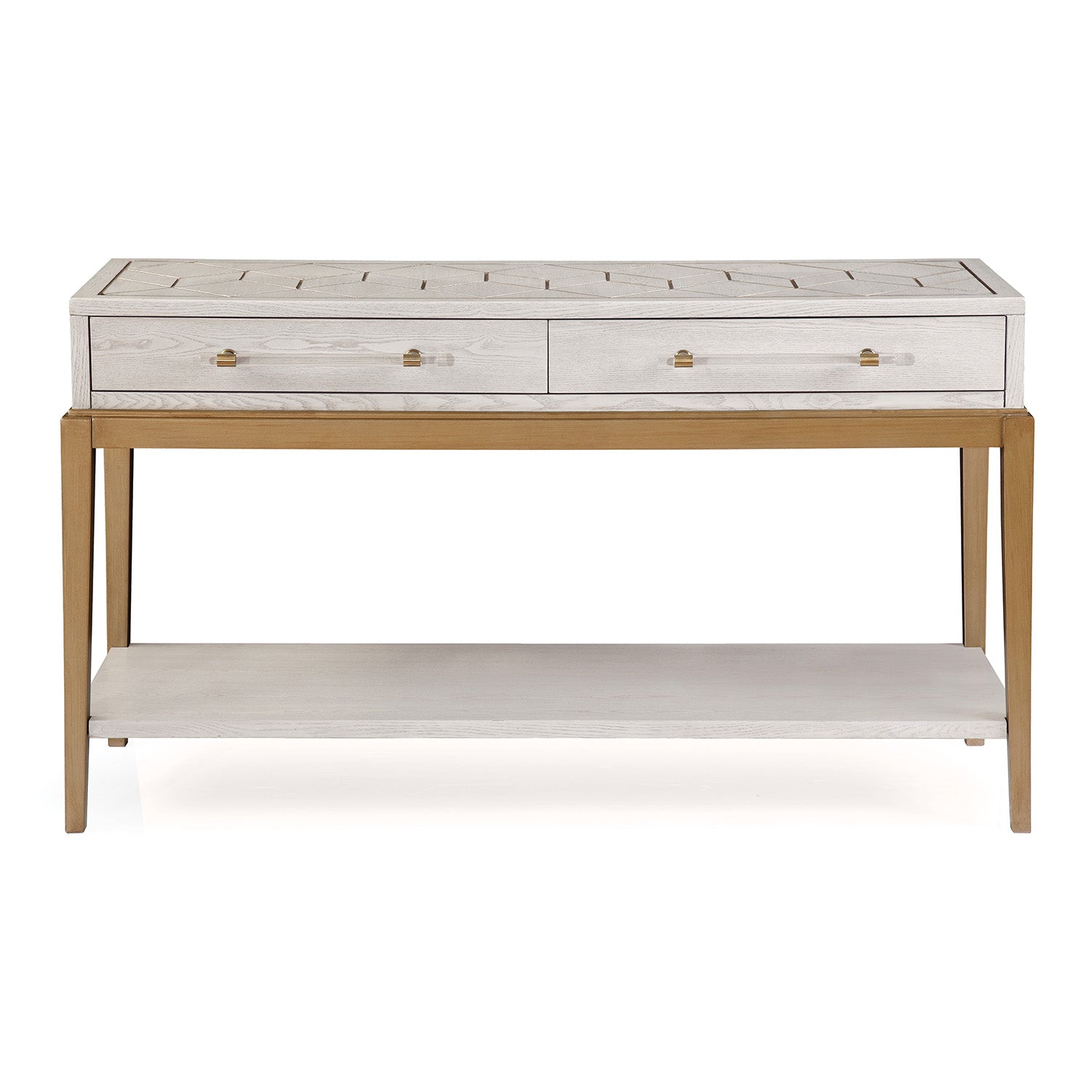 Bassett Mirror Perrine White Console Table