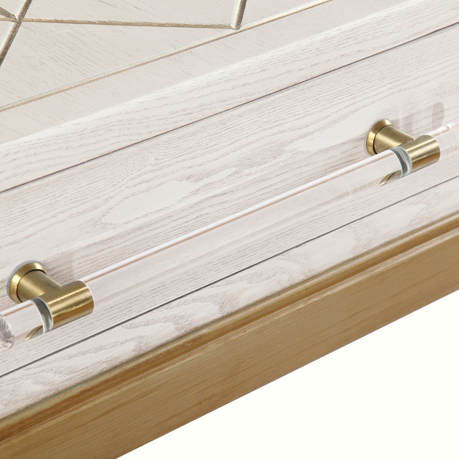 Bassett Mirror Perrine White Console Table