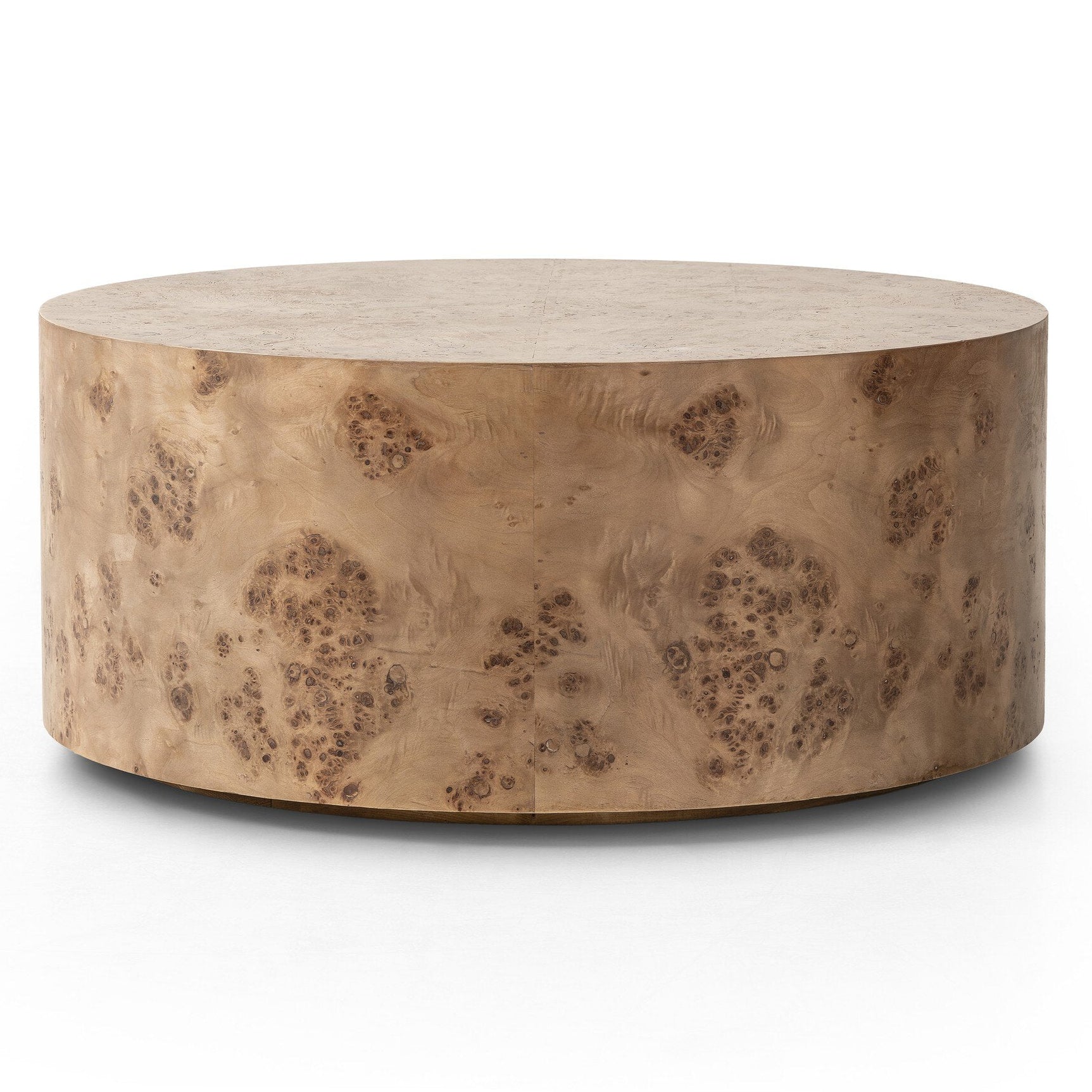 Four Hands Caya Caramel Burl Coffee Table front view