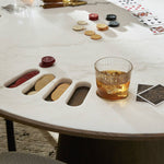 Four Hands Skye Poker Table