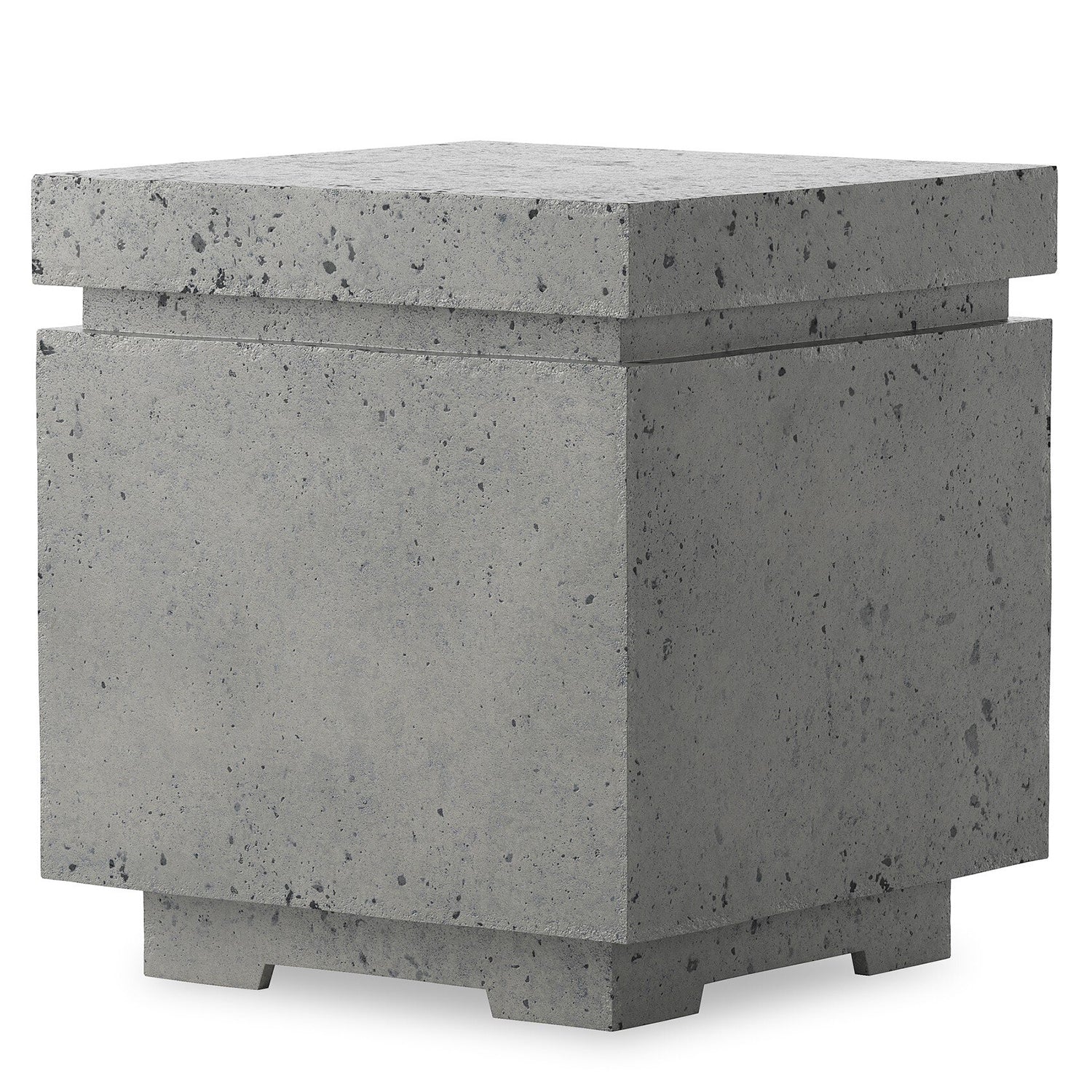 Four Hands Posen Outdoor Square Propane Enclosure Table