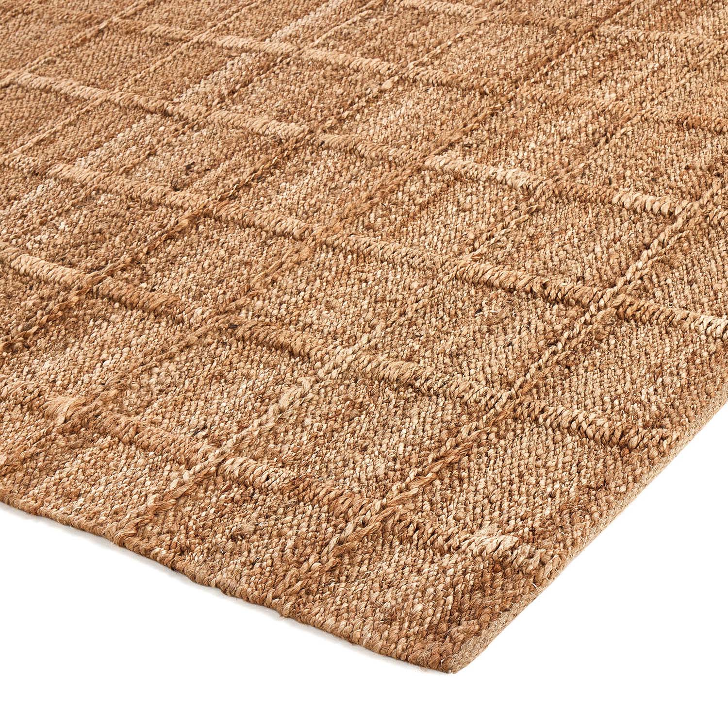 Four Hands Grid Jute Area Rug - Final Sale