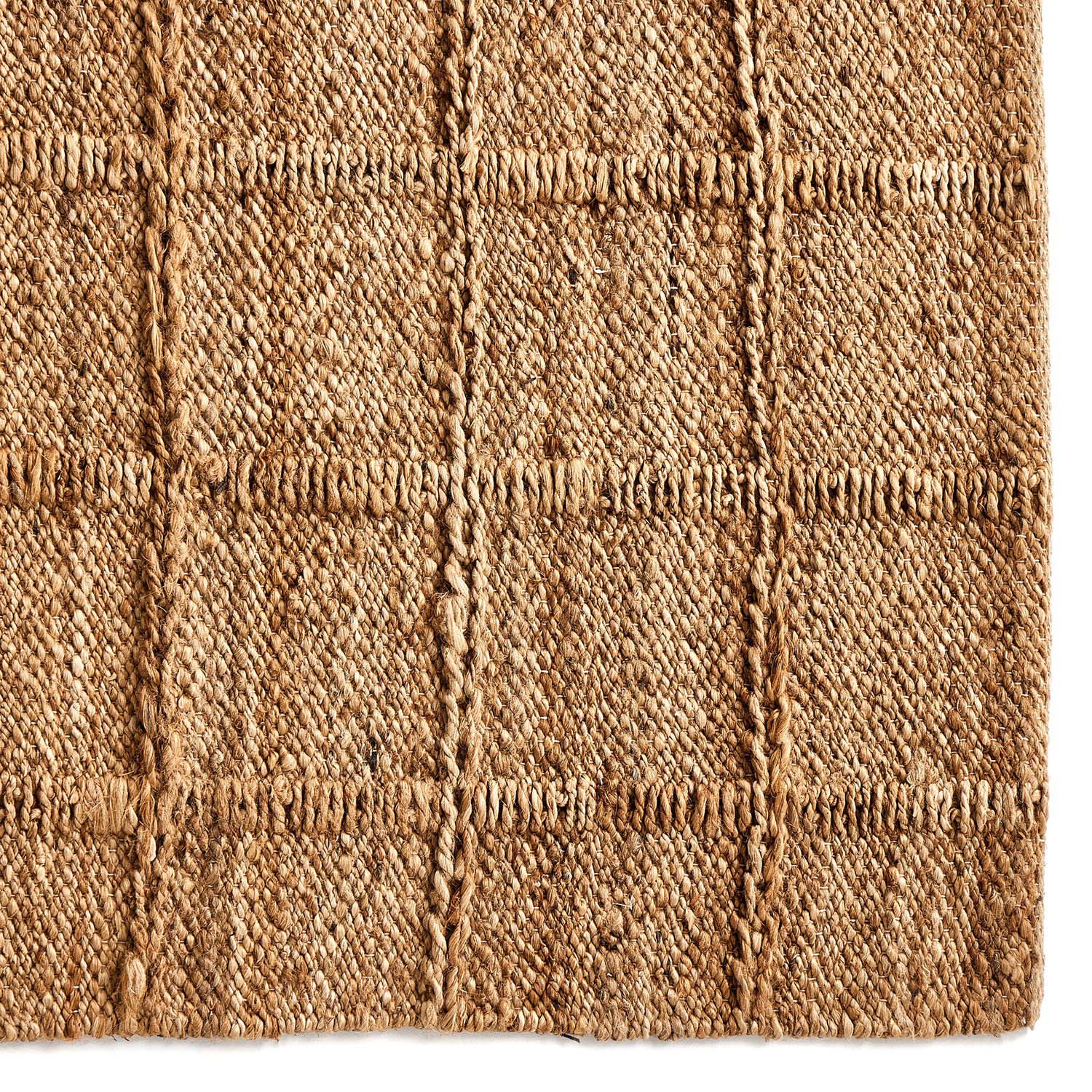 Four Hands Grid Jute Area Rug - Final Sale