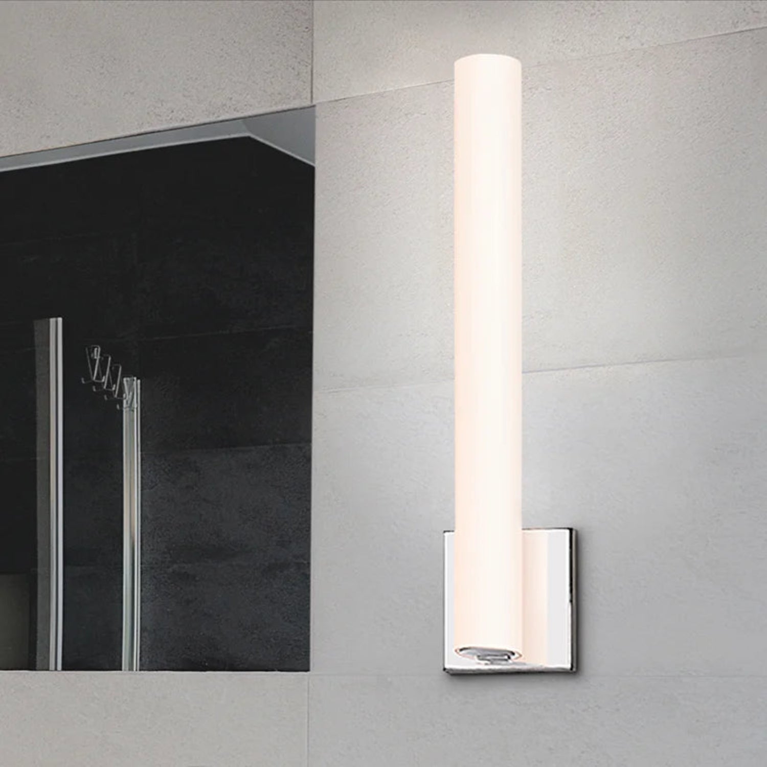 Sonneman Tubo Slim Led Satin Nickel 2440.13-ST Bath And Vanity Light