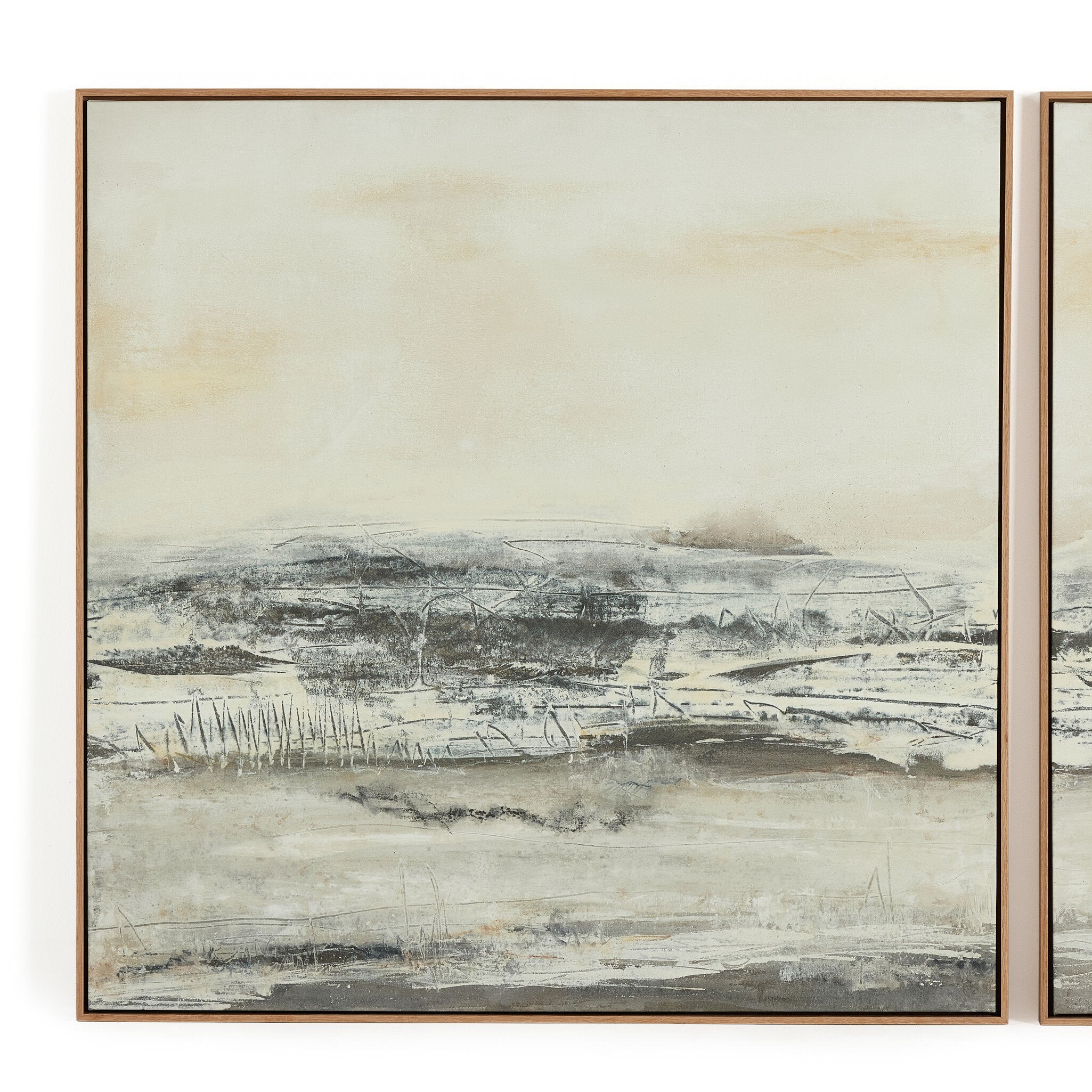 Four Hands x Matera Vista Diptych Framed Art Set of 2 — finish and texture