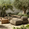 Four Hands Lenox Outdoor 4-Piece Sectional with Ottoman