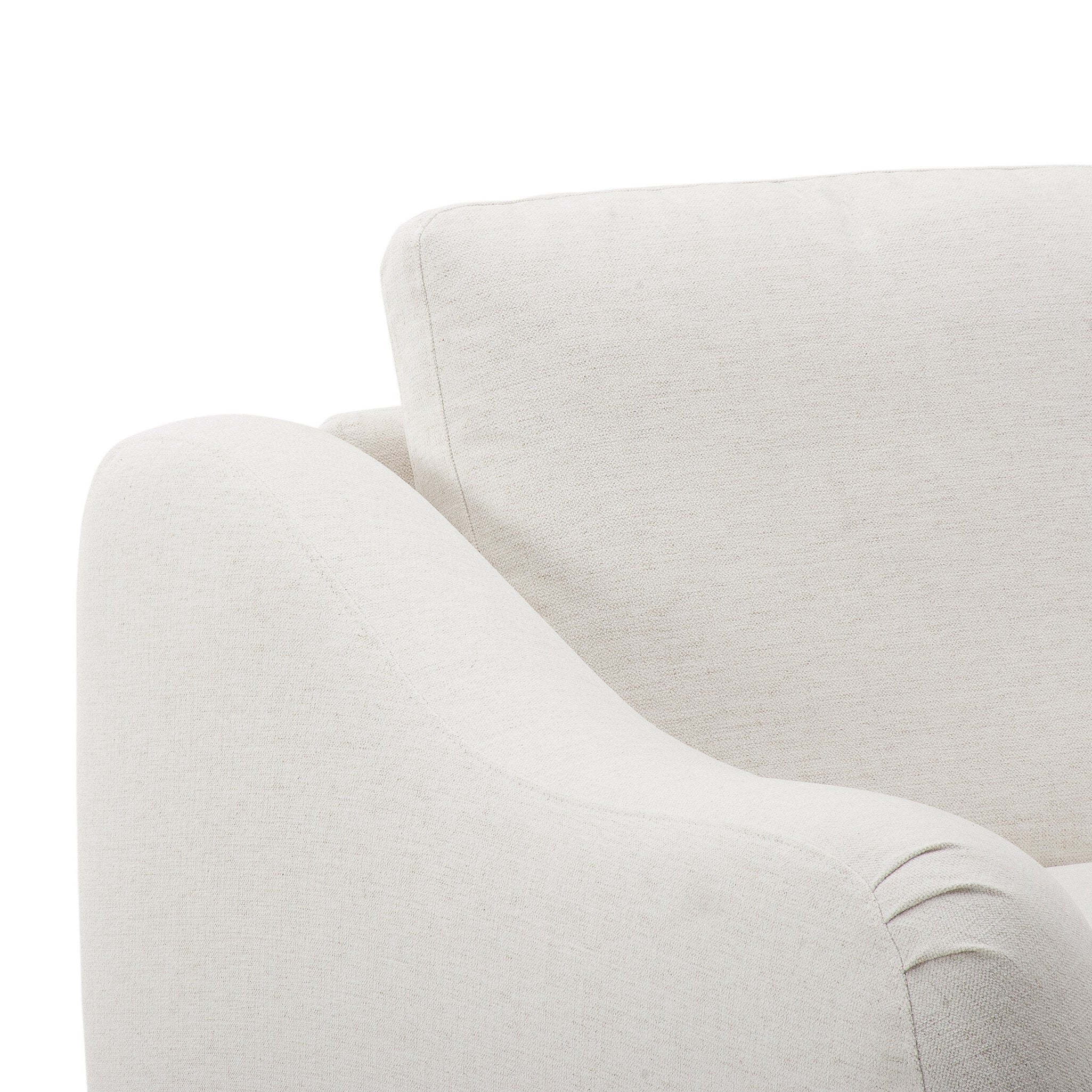Four Hands Crawford Crypton Nomad Snow Power Recliner close-up detail