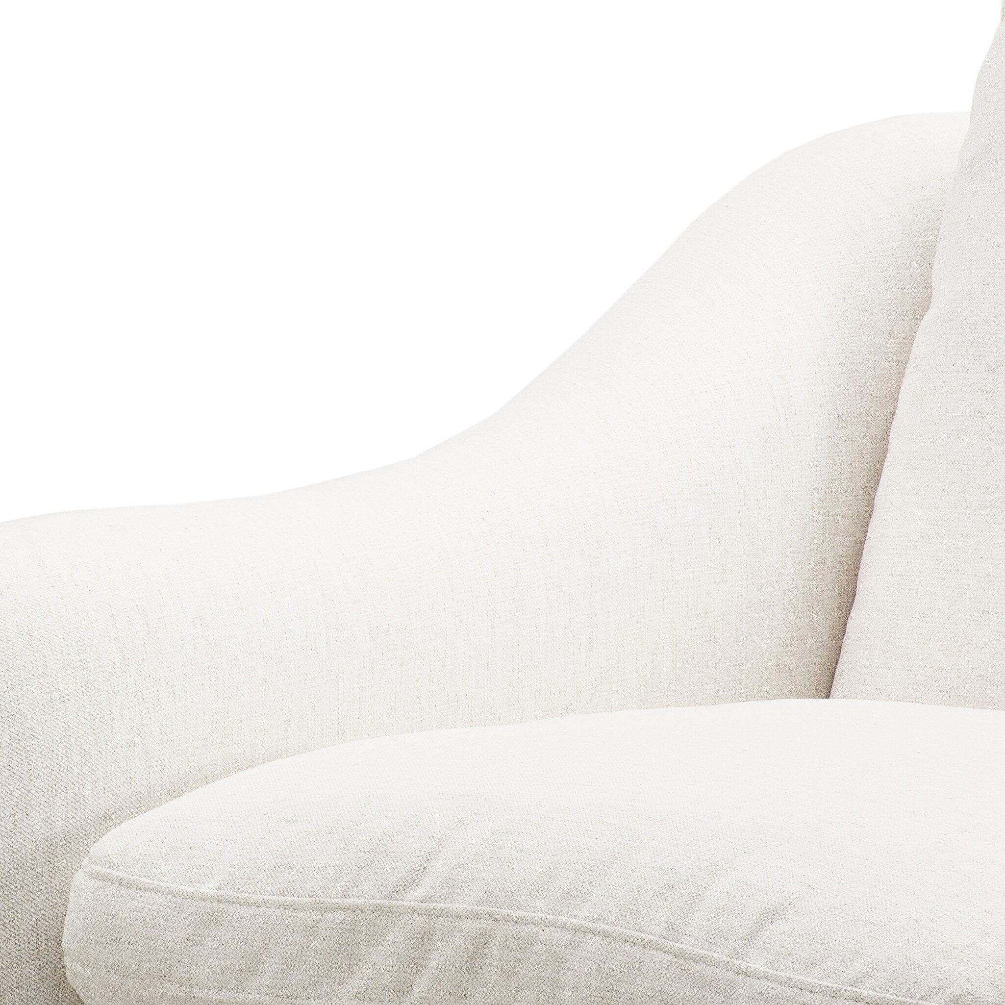 Four Hands Crawford Crypton Nomad Snow Power Recliner finish close-up