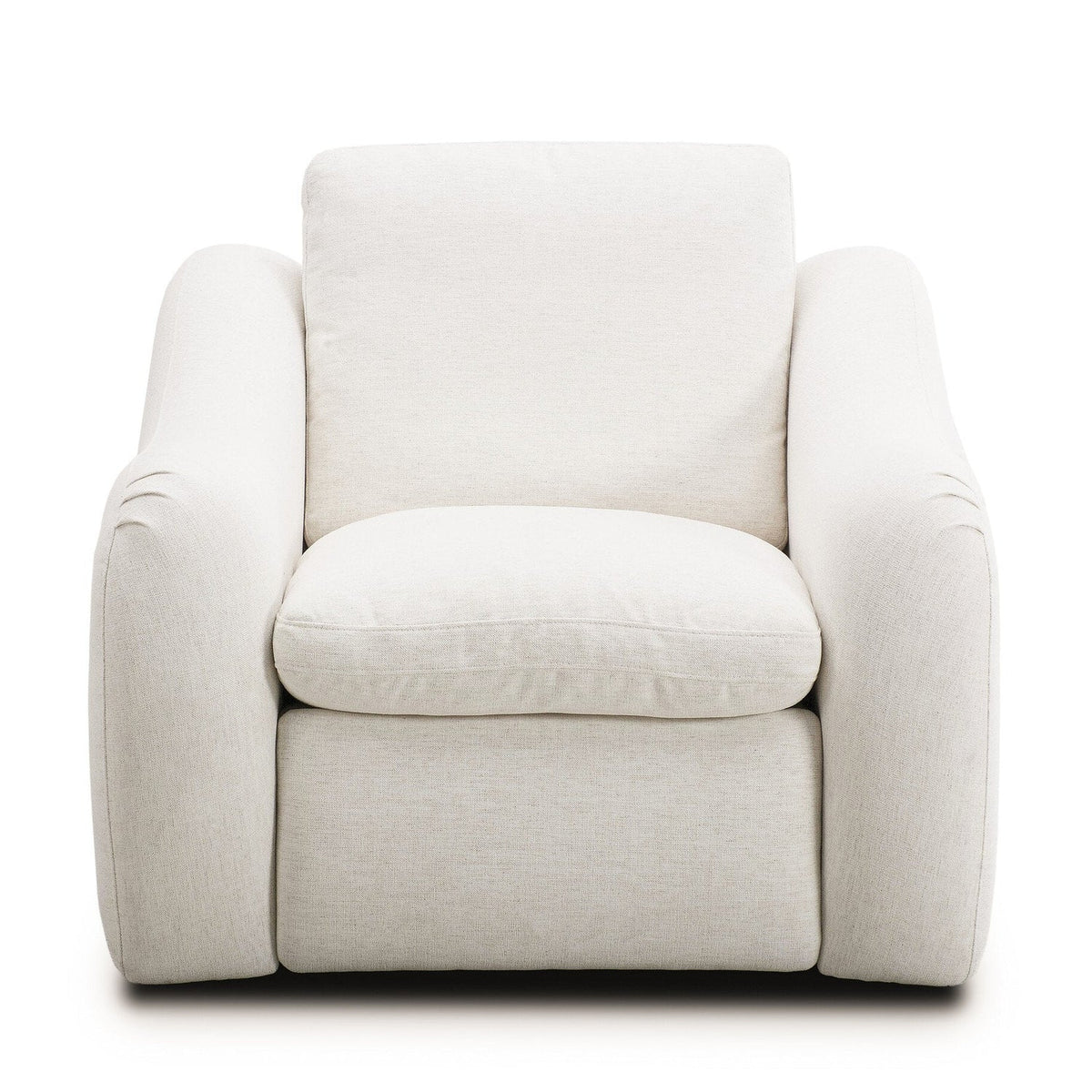 Four Hands Crawford Crypton Nomad Snow Power Recliner front view