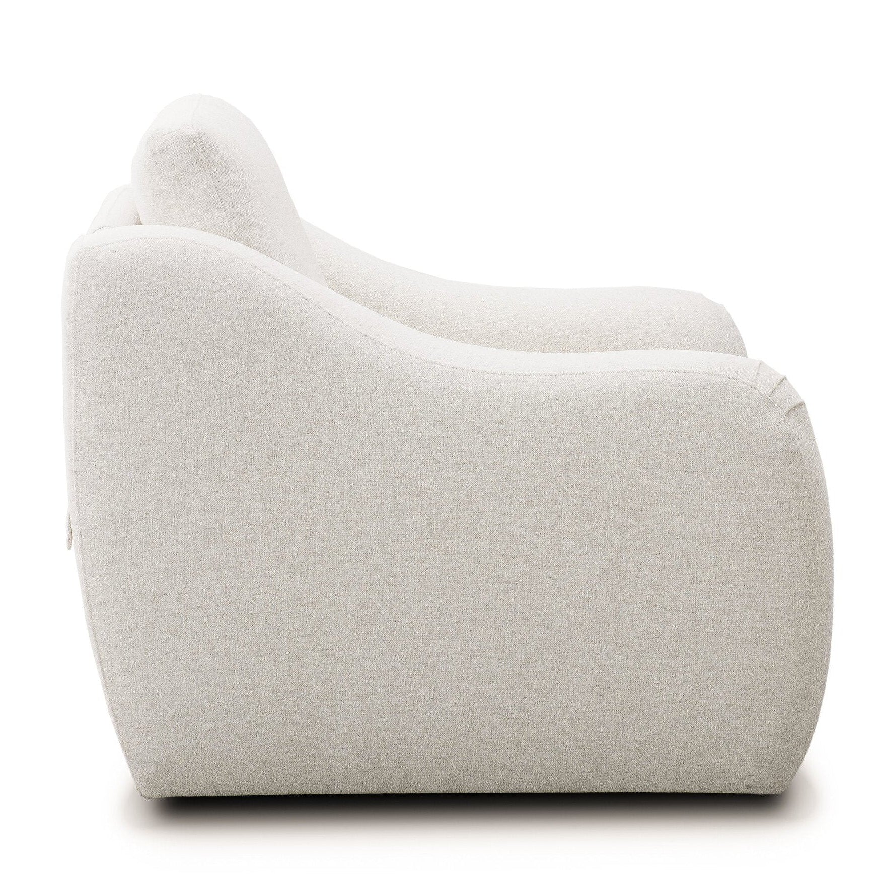 Four Hands Crawford Crypton Nomad Snow Power Recliner side view