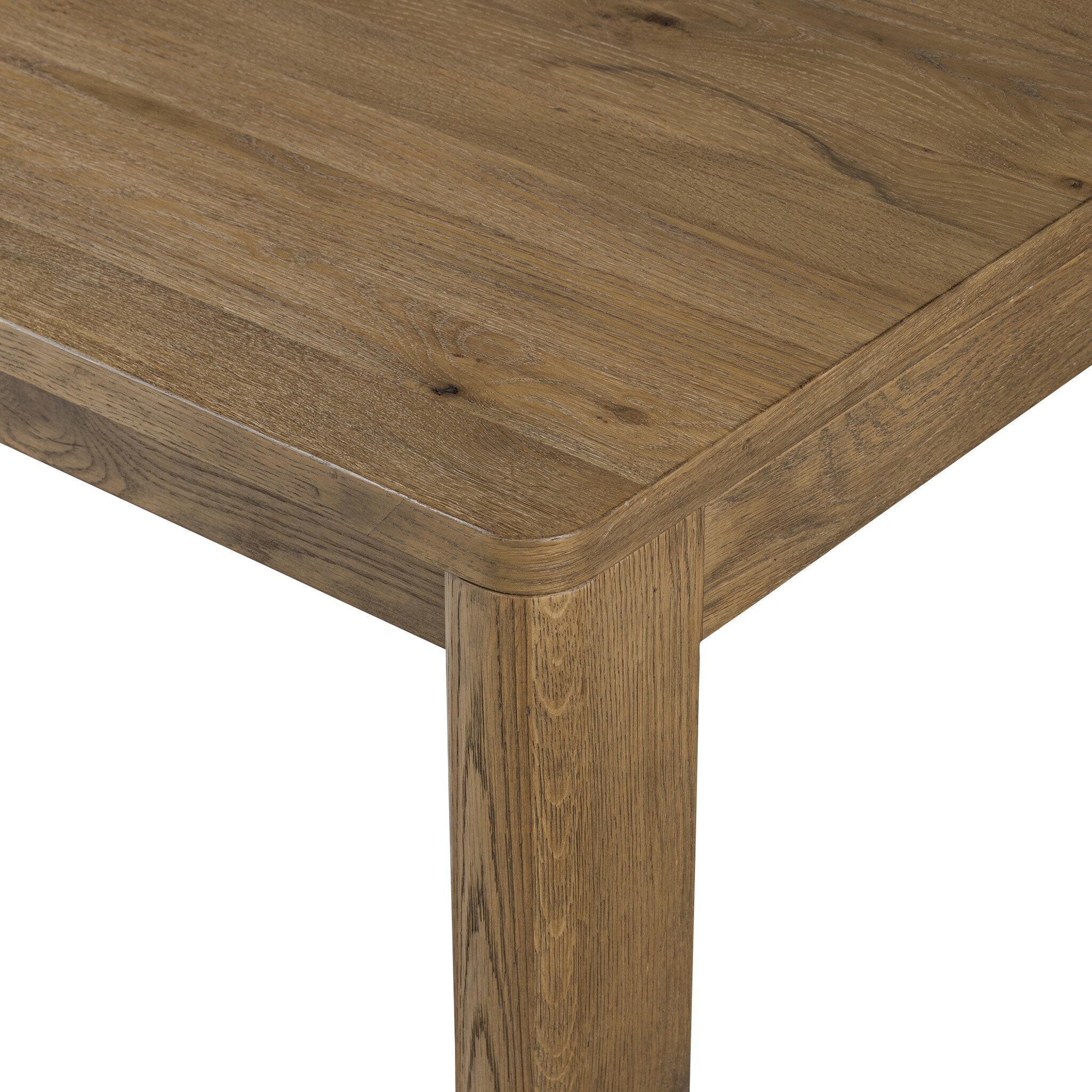 Four Hands Noeline Resawn Worn Oak Extension Dining Table detail view 3