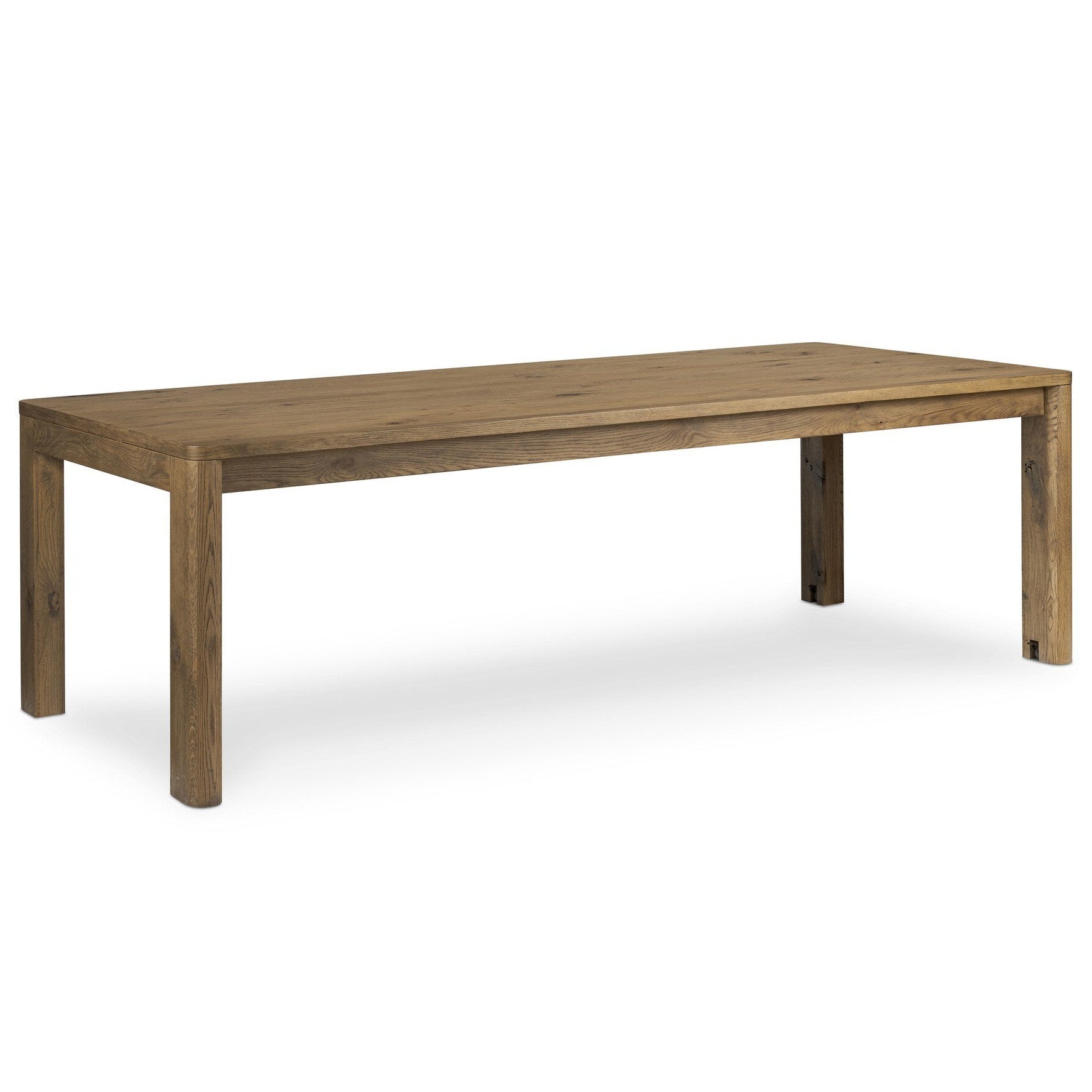 Four Hands Noeline Resawn Worn Oak Extension Dining Table styled view