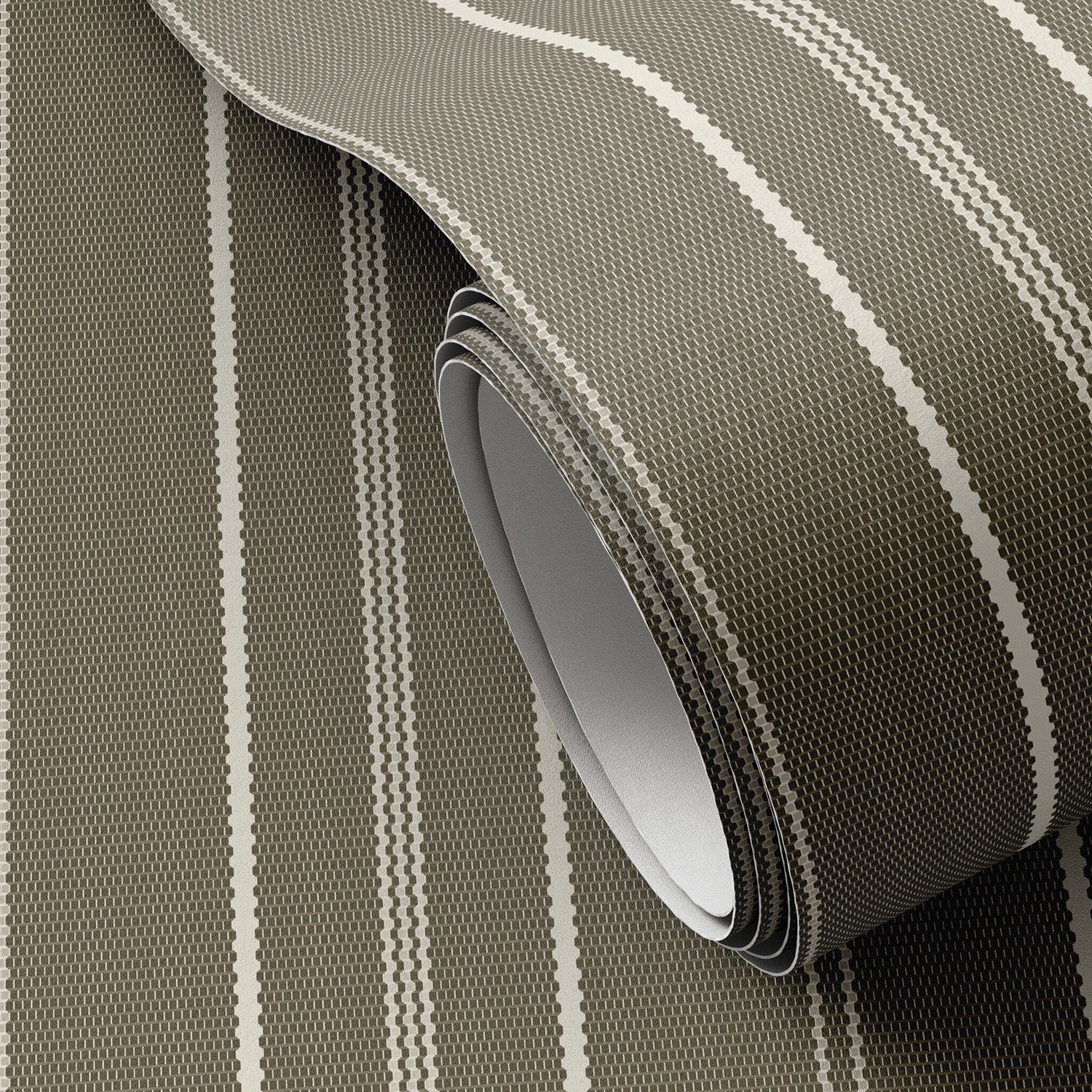 Getty Images x Four Hands Stripe Olive I Wallpaper