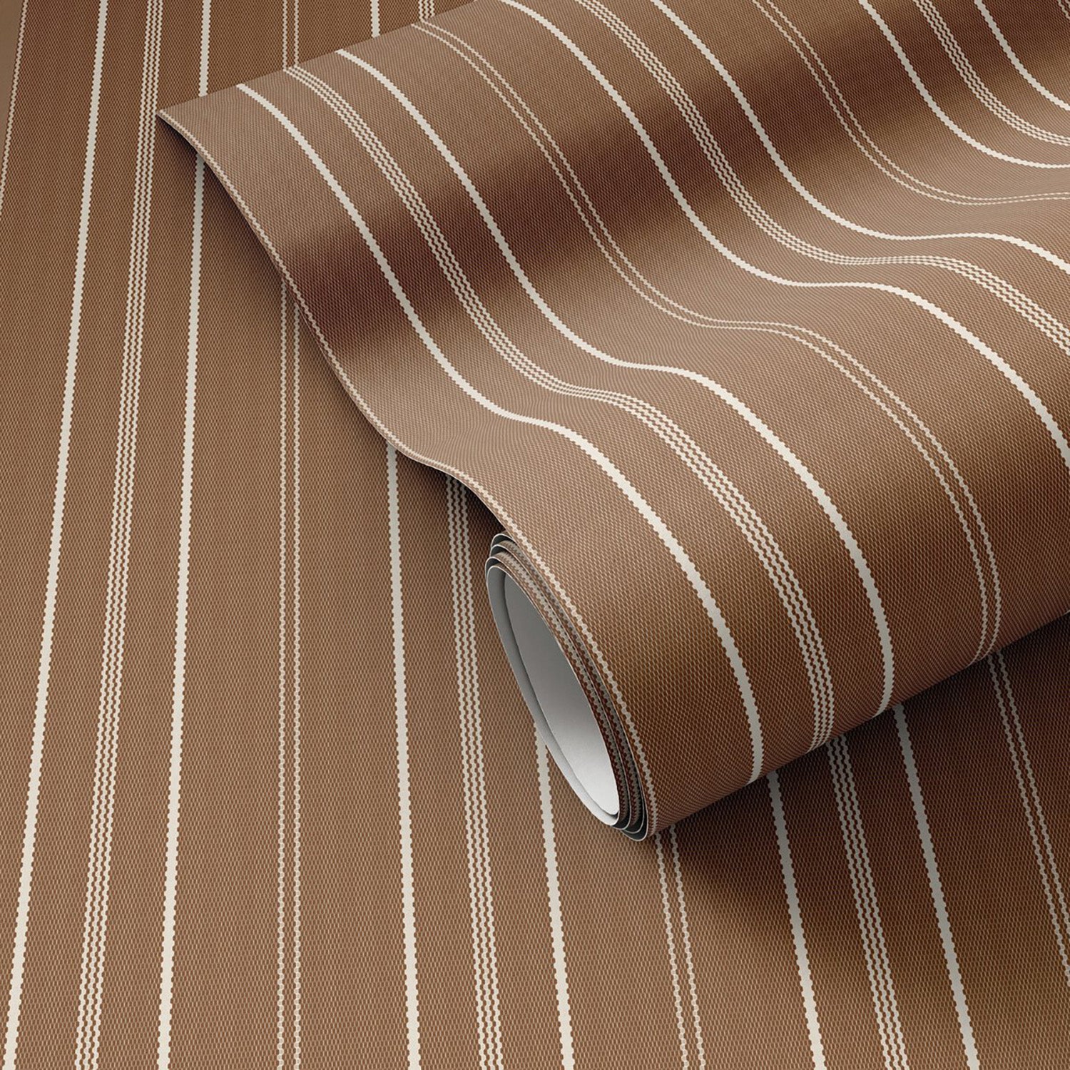Getty Images x Four Hands Stripe Terracotta I Wallpaper