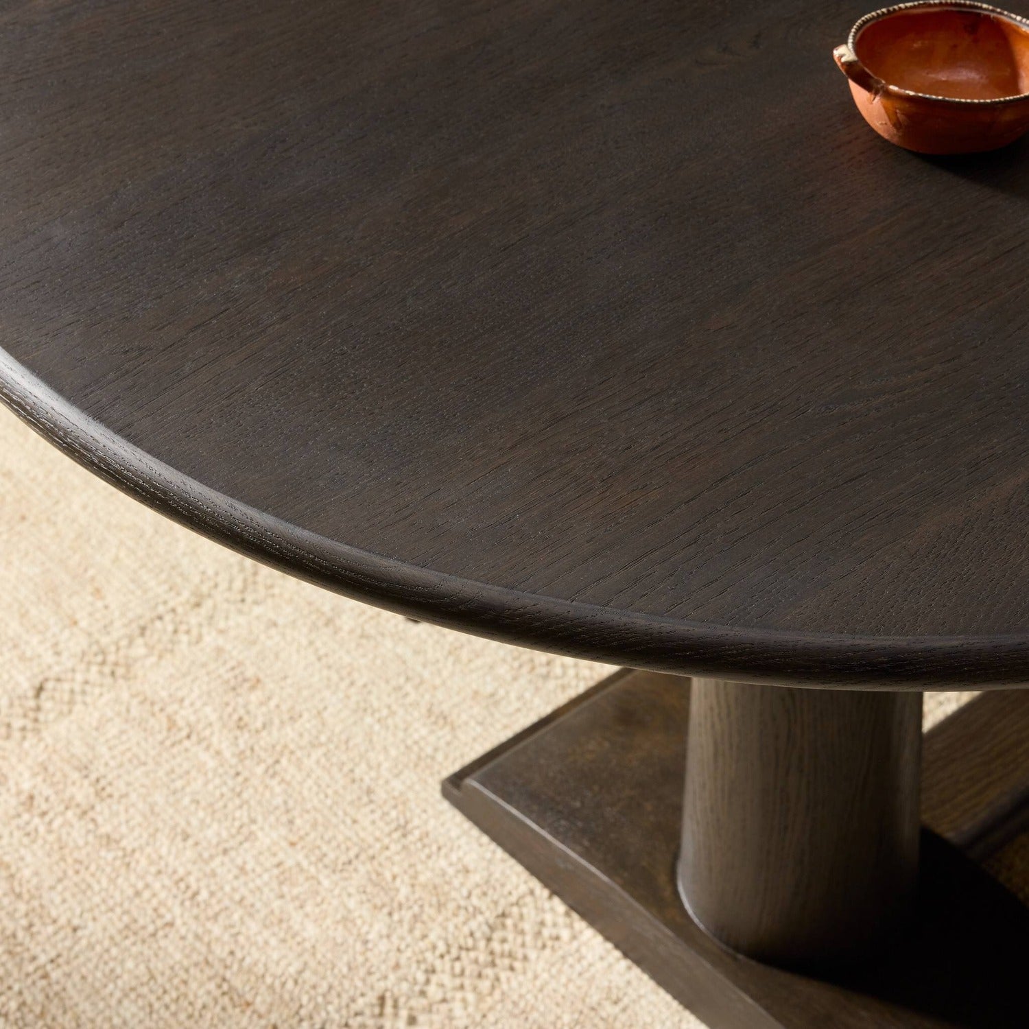 Four Hands Chamberlain Espresso Oak Dining Table