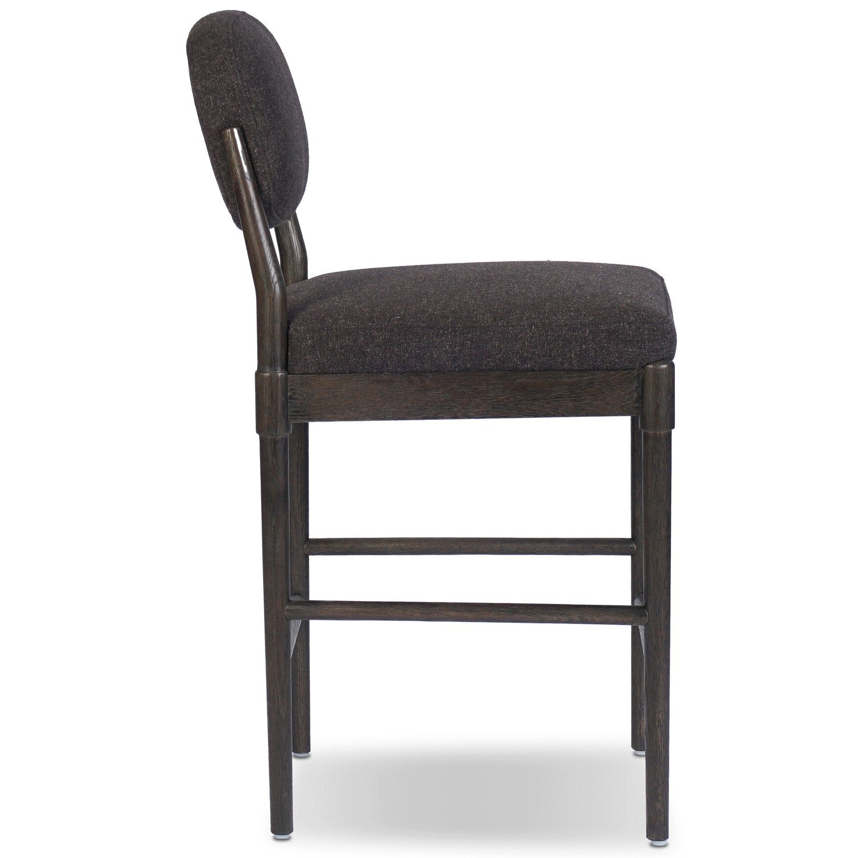 Four Hands Esther Antwerp Noir Counter Stool side view