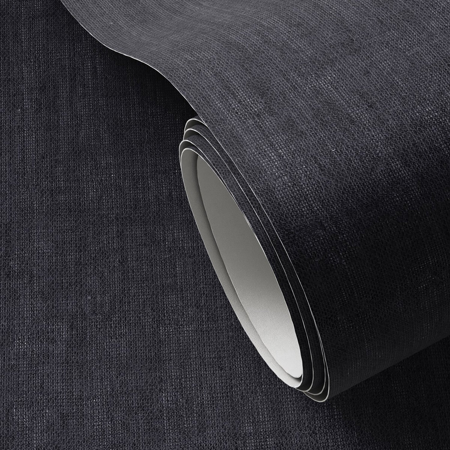 FH Art Studio Cloth Charcoal I Wallpaper