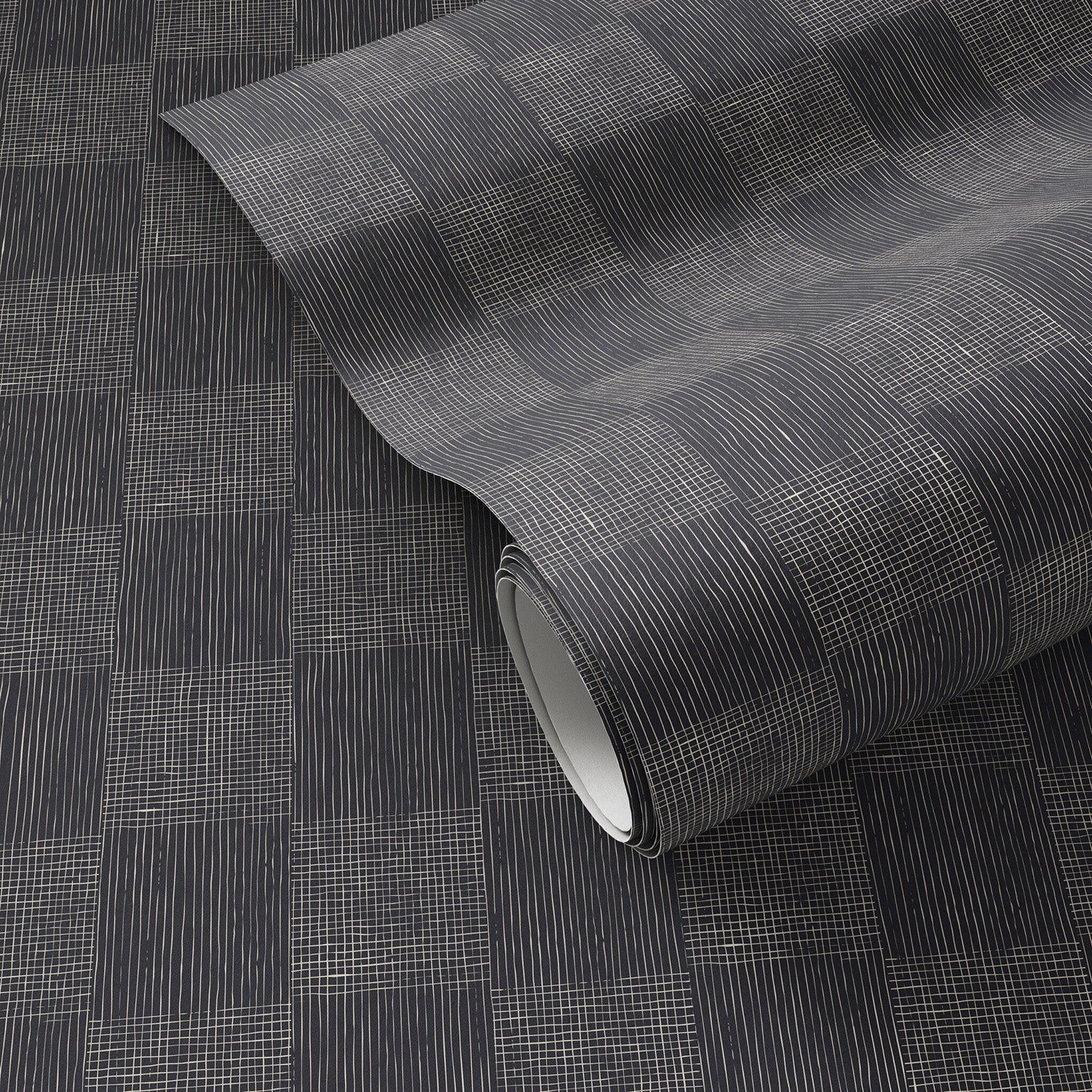 Getty Images x Four Hands Checkers Black I Wallpaper