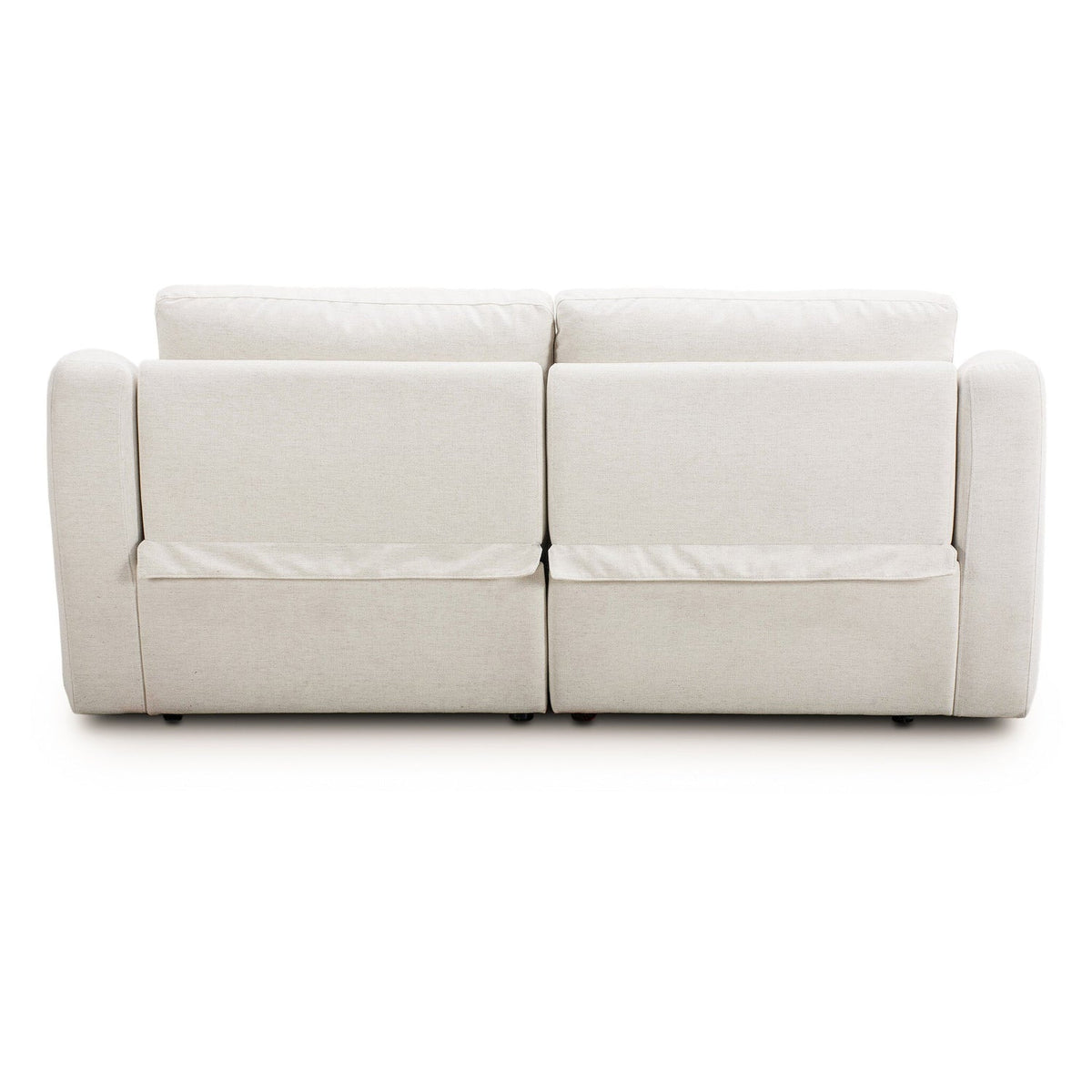Four Hands Crawford Crypton Nomad Snow Power Recliner 2 Piece Sectional Sofa Sofa back view