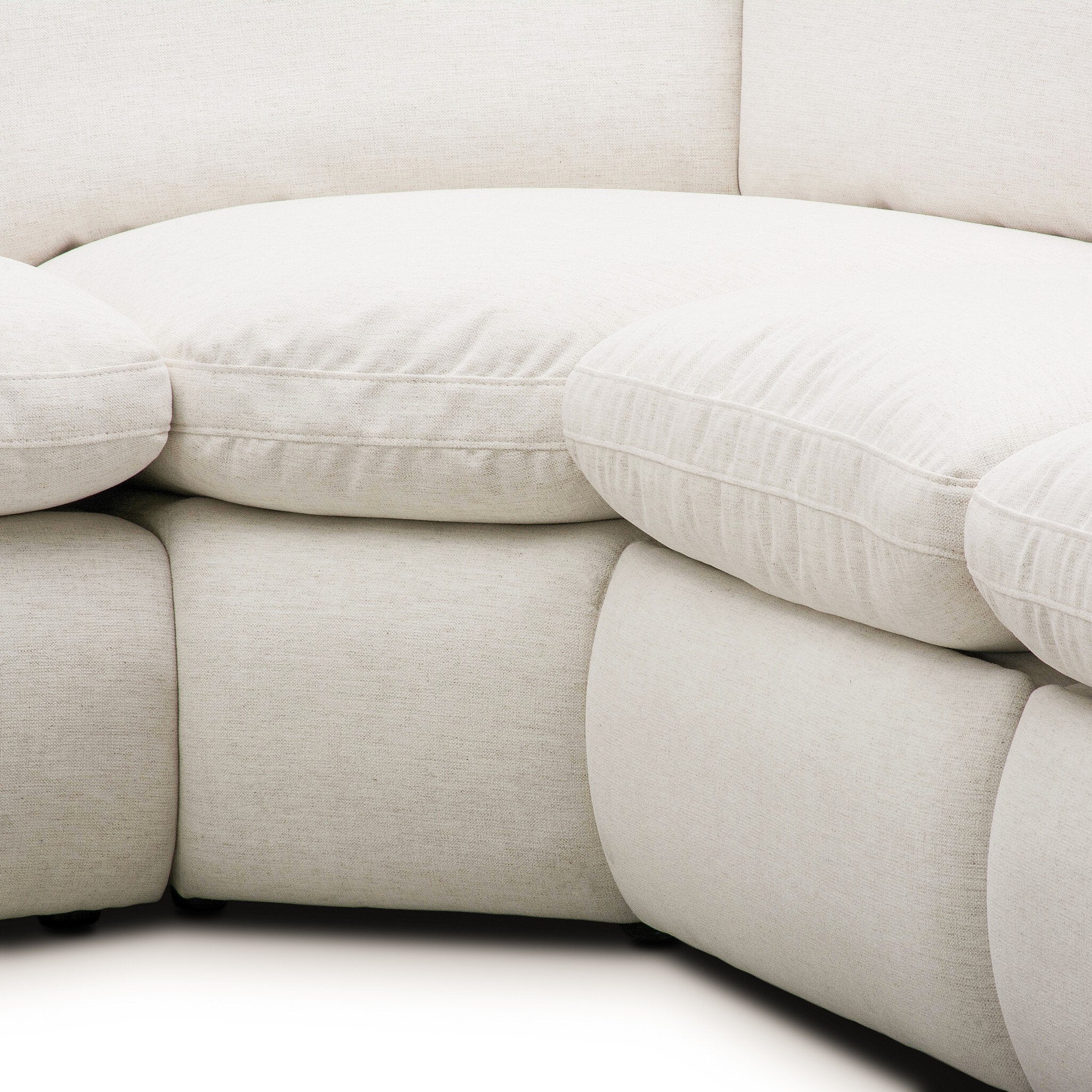 Four Hands Crawford Crypton Nomad Snow Power Recliner 5 Piece Sectional Sofa Sofa detail view 2