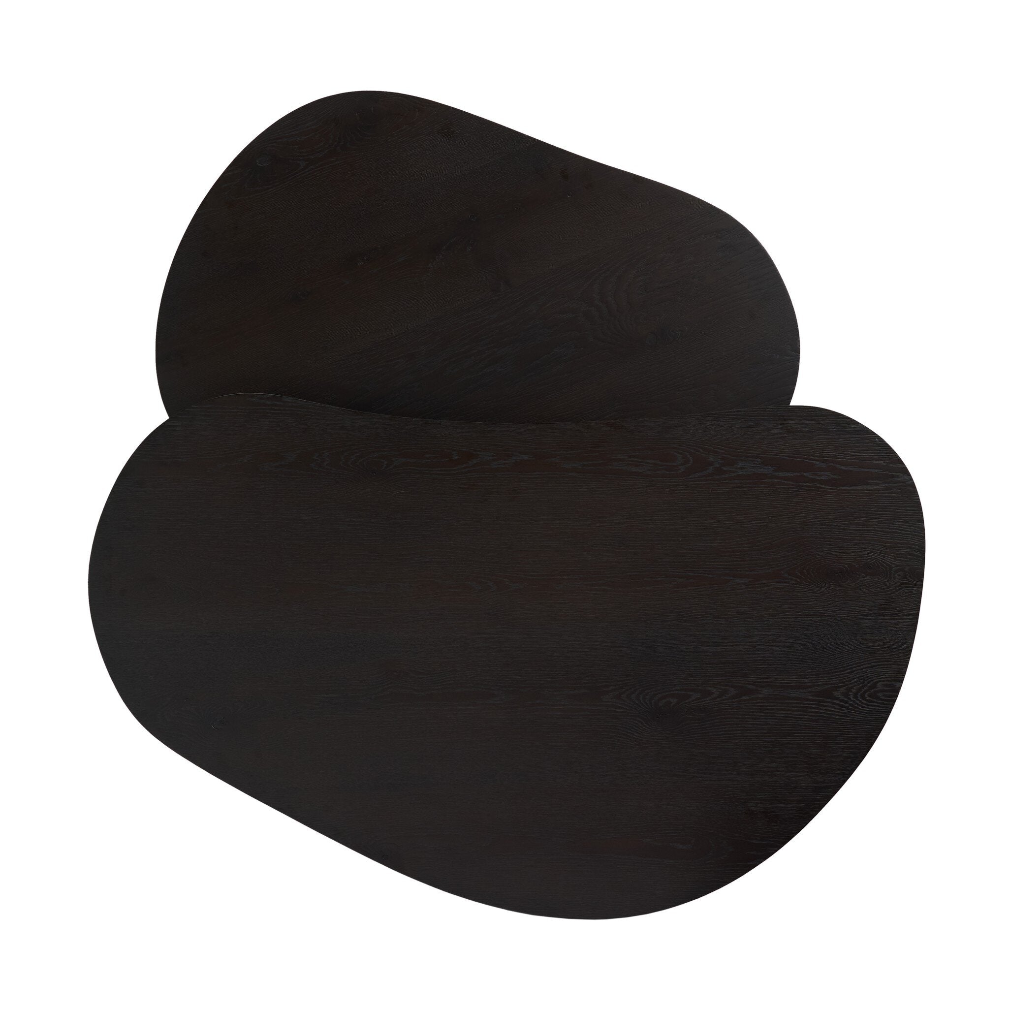Four Hands Joji Aged Black Nesting Coffee Table top view