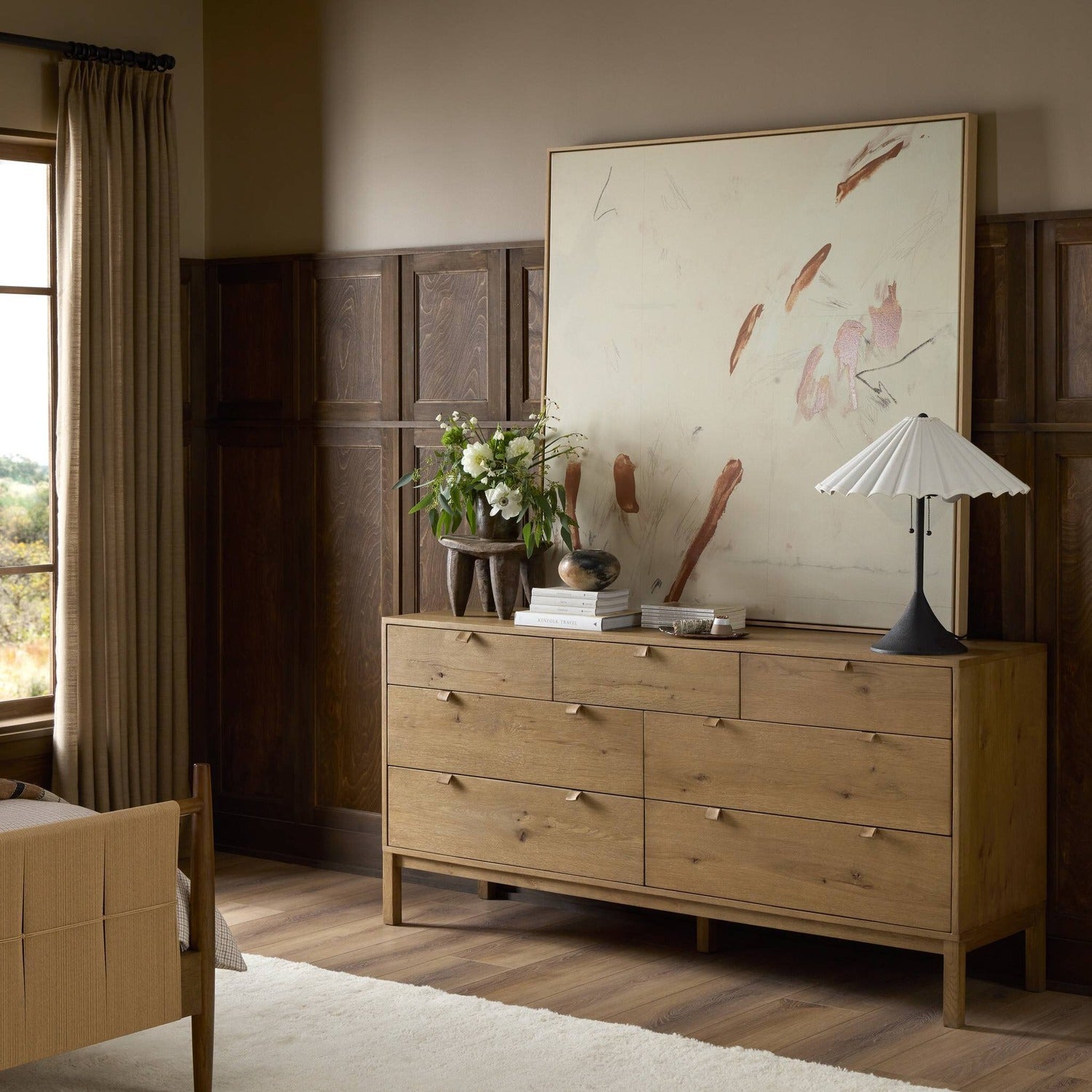 Four Hands Tula Worn Oak 7 Drawer Dresser Four Hands Tula Worn Oak 7 Drawer Dresser