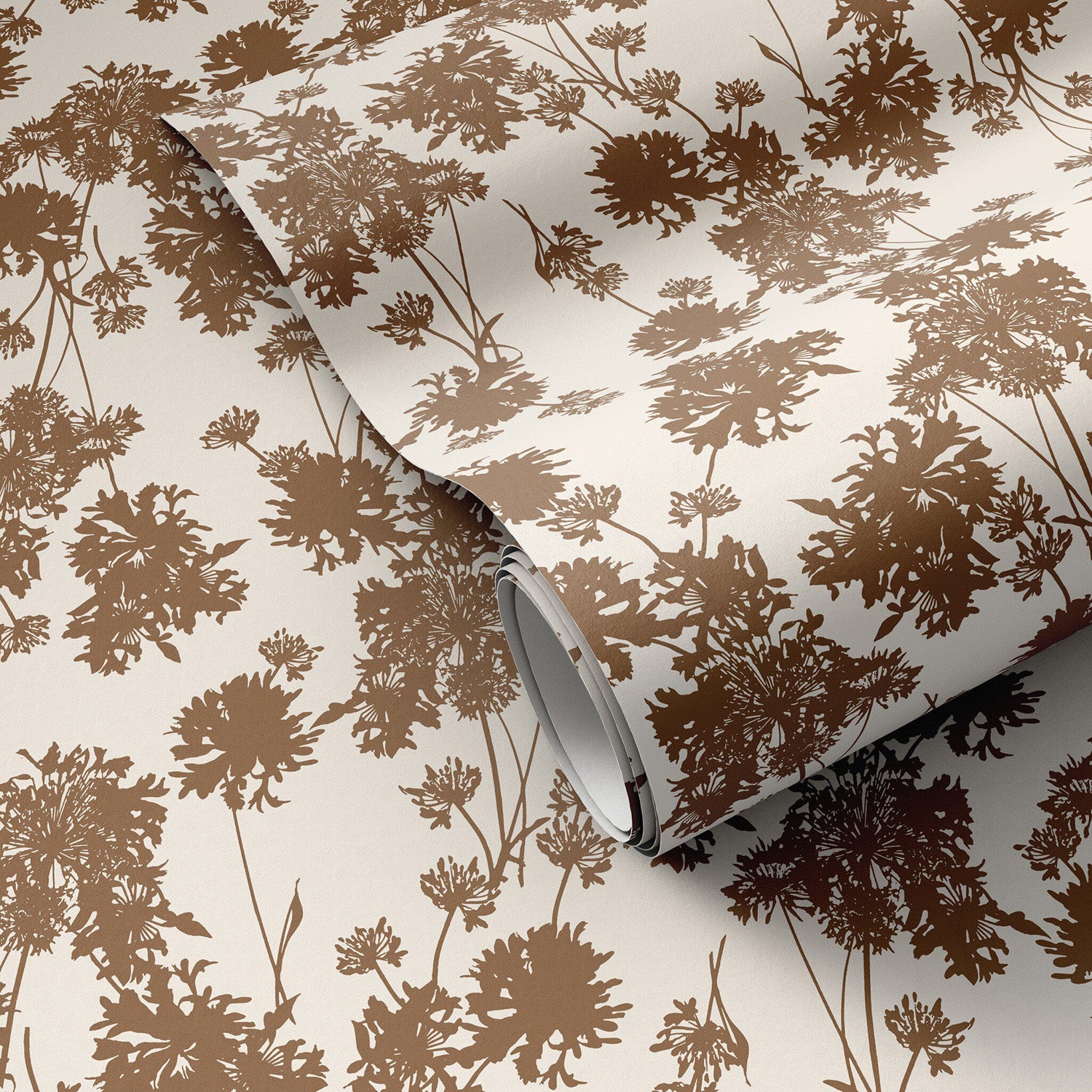 Gold Rush Art Co. x Four Hands Flora Terracotta II Wallpaper