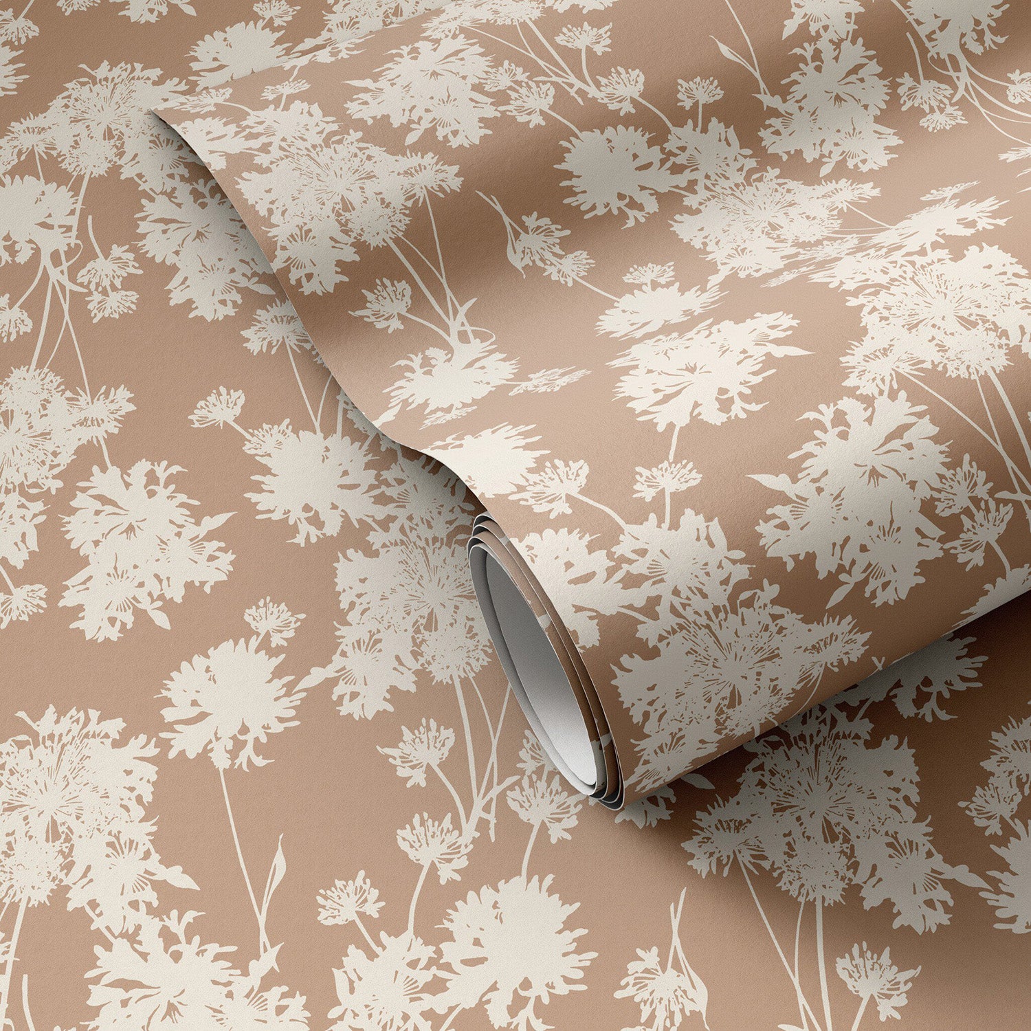 Gold Rush Art Co. x Four Hands Flora Tan I Wallpaper