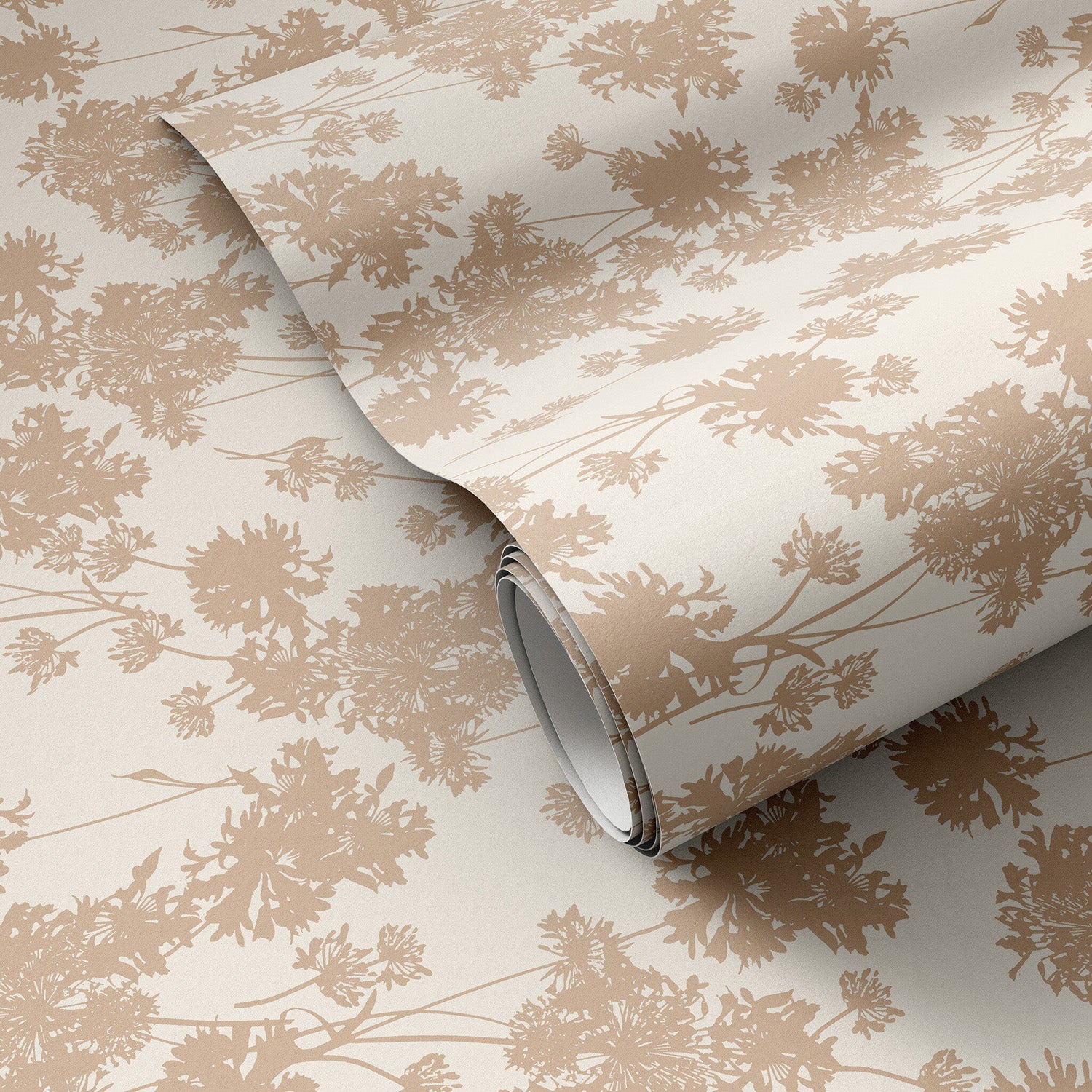 Gold Rush Art Co. x Four Hands Flora Tan II Wallpaper