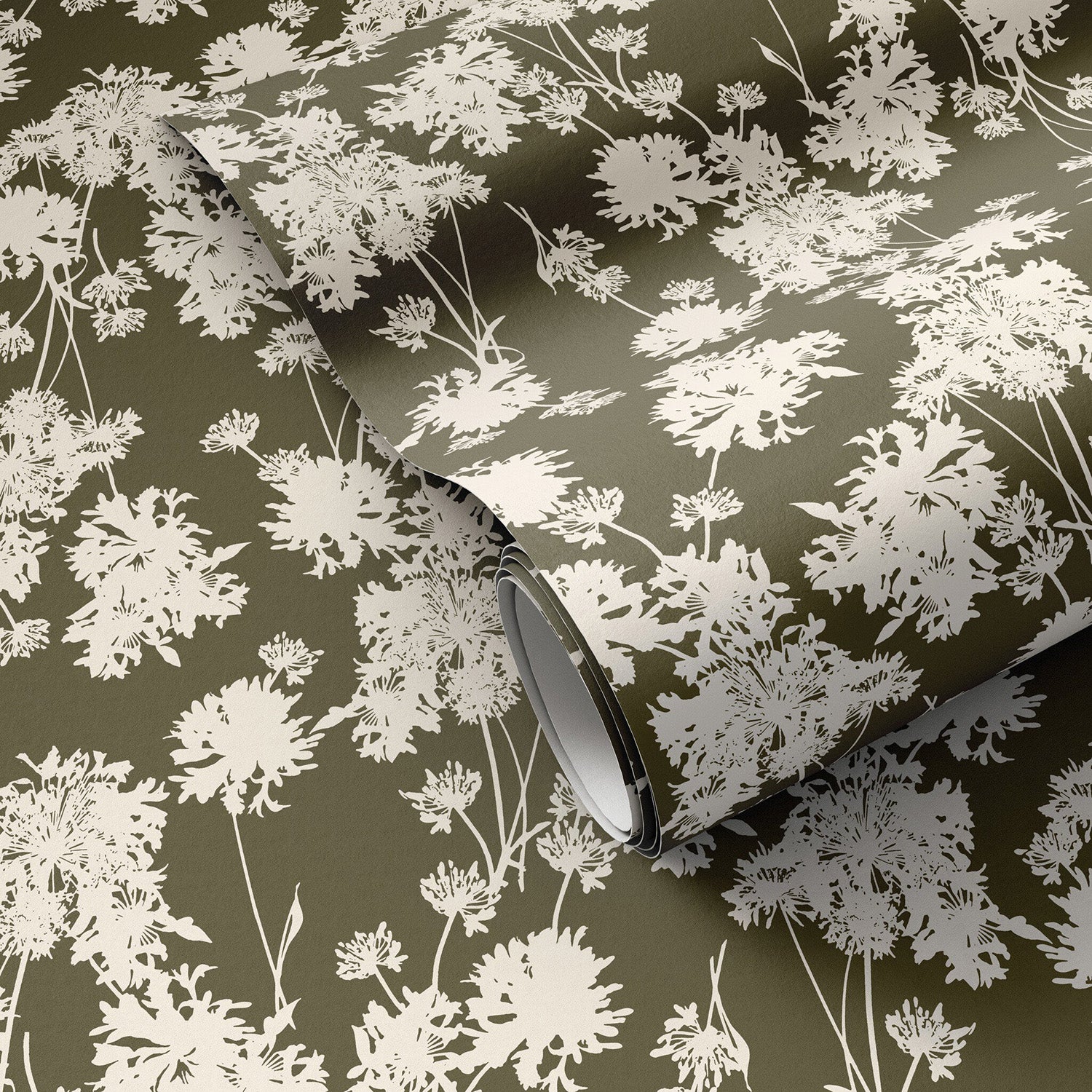 Gold Rush Art Co. x Four Hands Flora Olive I Wallpaper