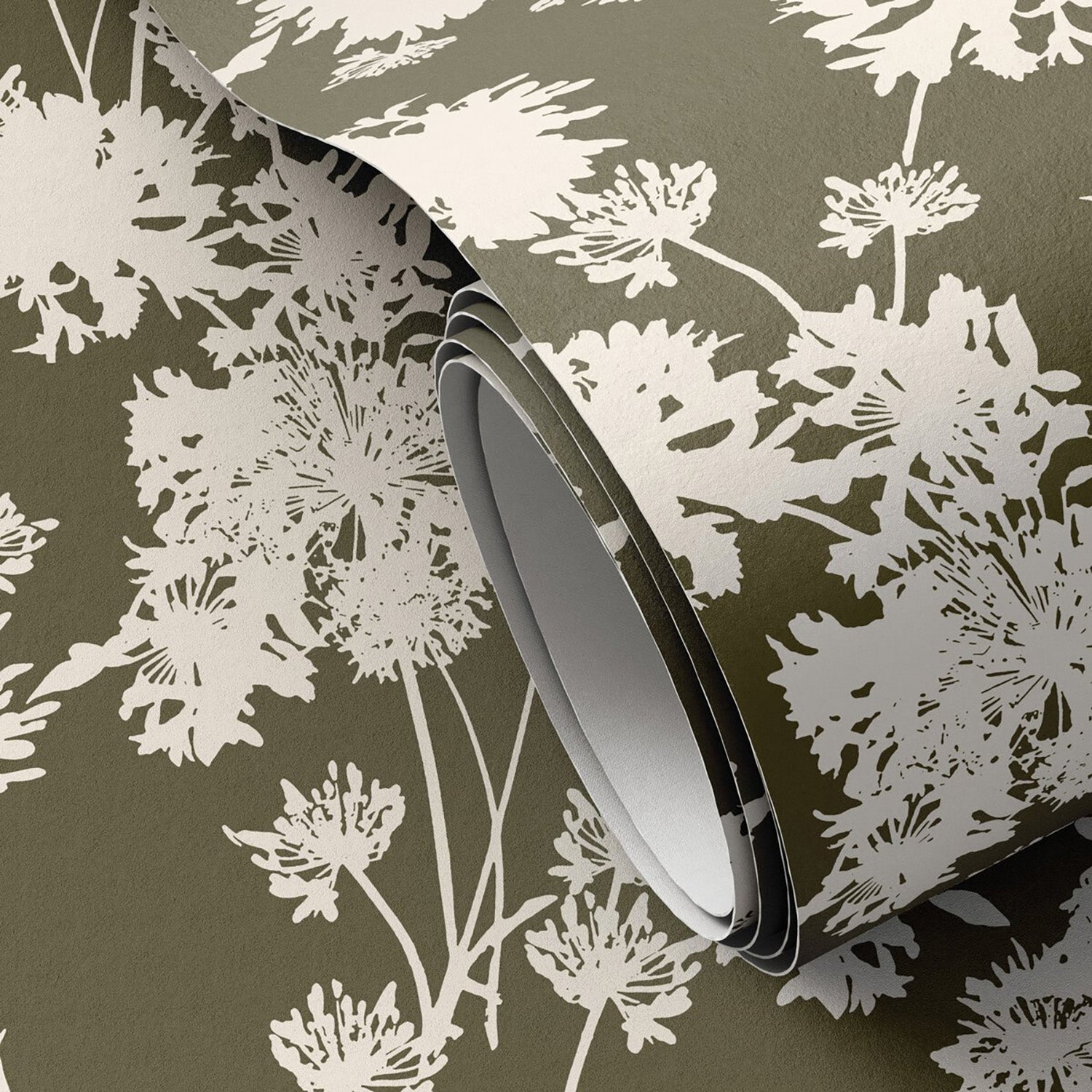 Gold Rush Art Co. x Four Hands Flora Olive I Wallpaper