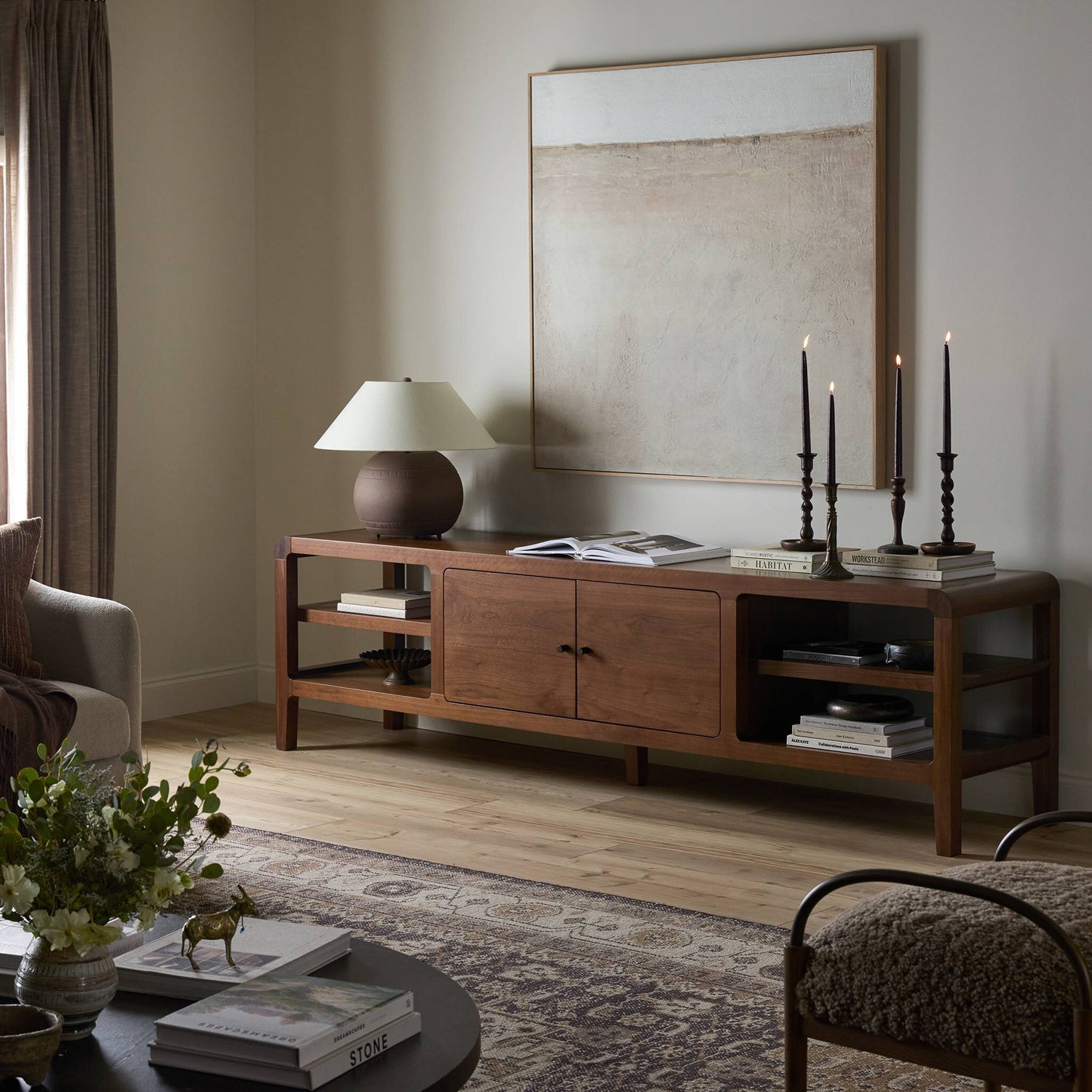 Four Hands Hawkes Media Console