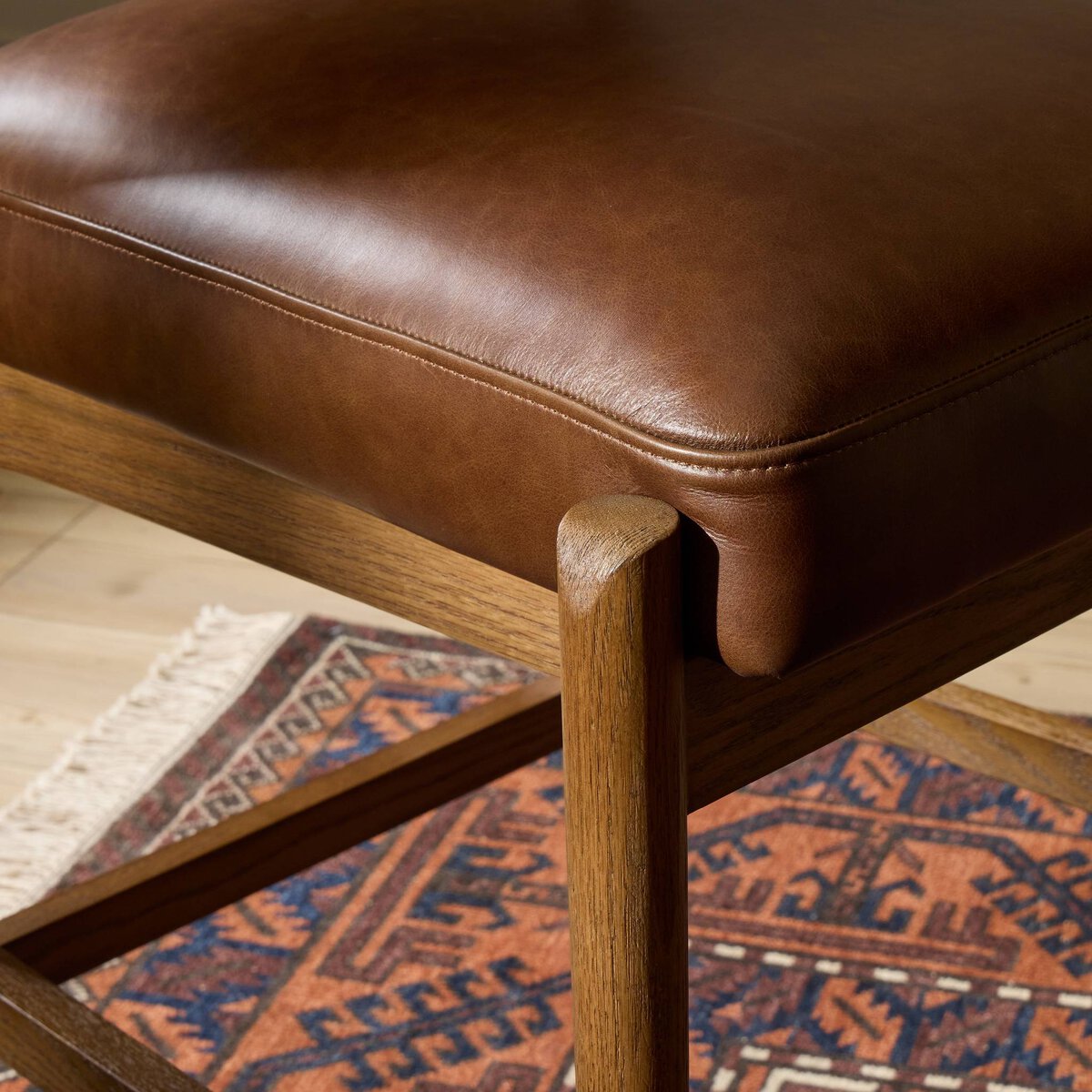 Four Hands Jazelle Havana Brown Counter Stool