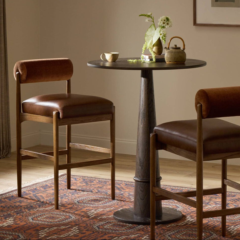 Four Hands Jazelle Havana Brown Counter Stool