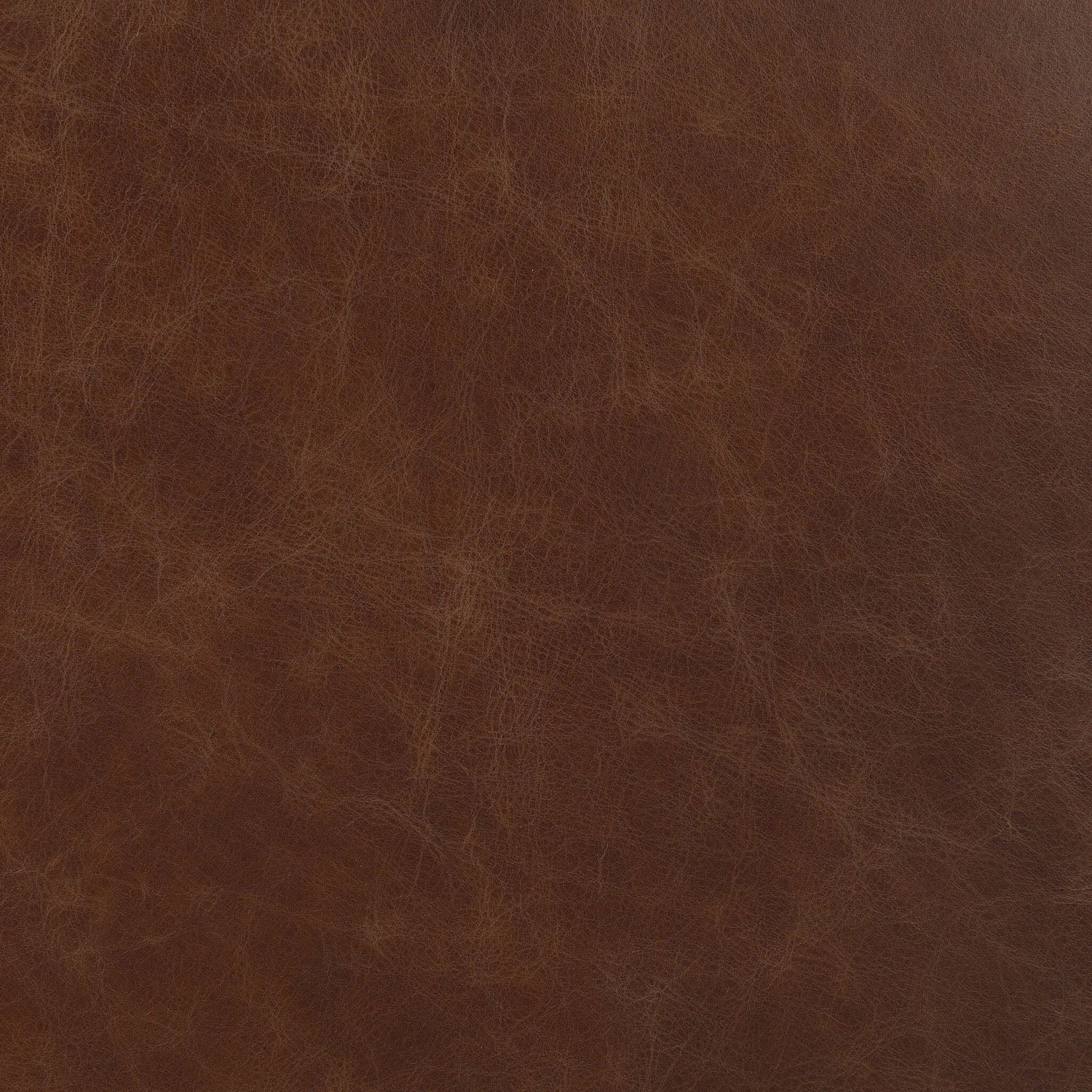 Four Hands Jazelle Havana Brown Bar Stool with leather and shearling, close-up detail of leather, view 3