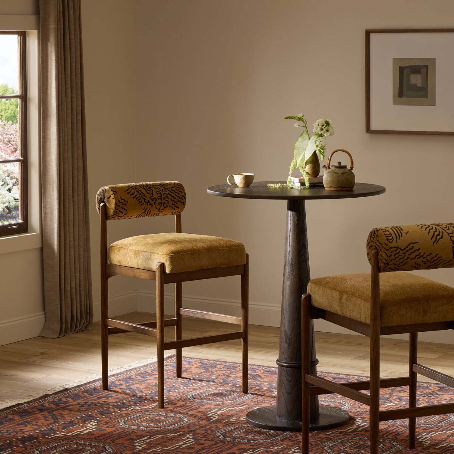 Four Hands Jazelle Dharma Bar Stool Set of 2