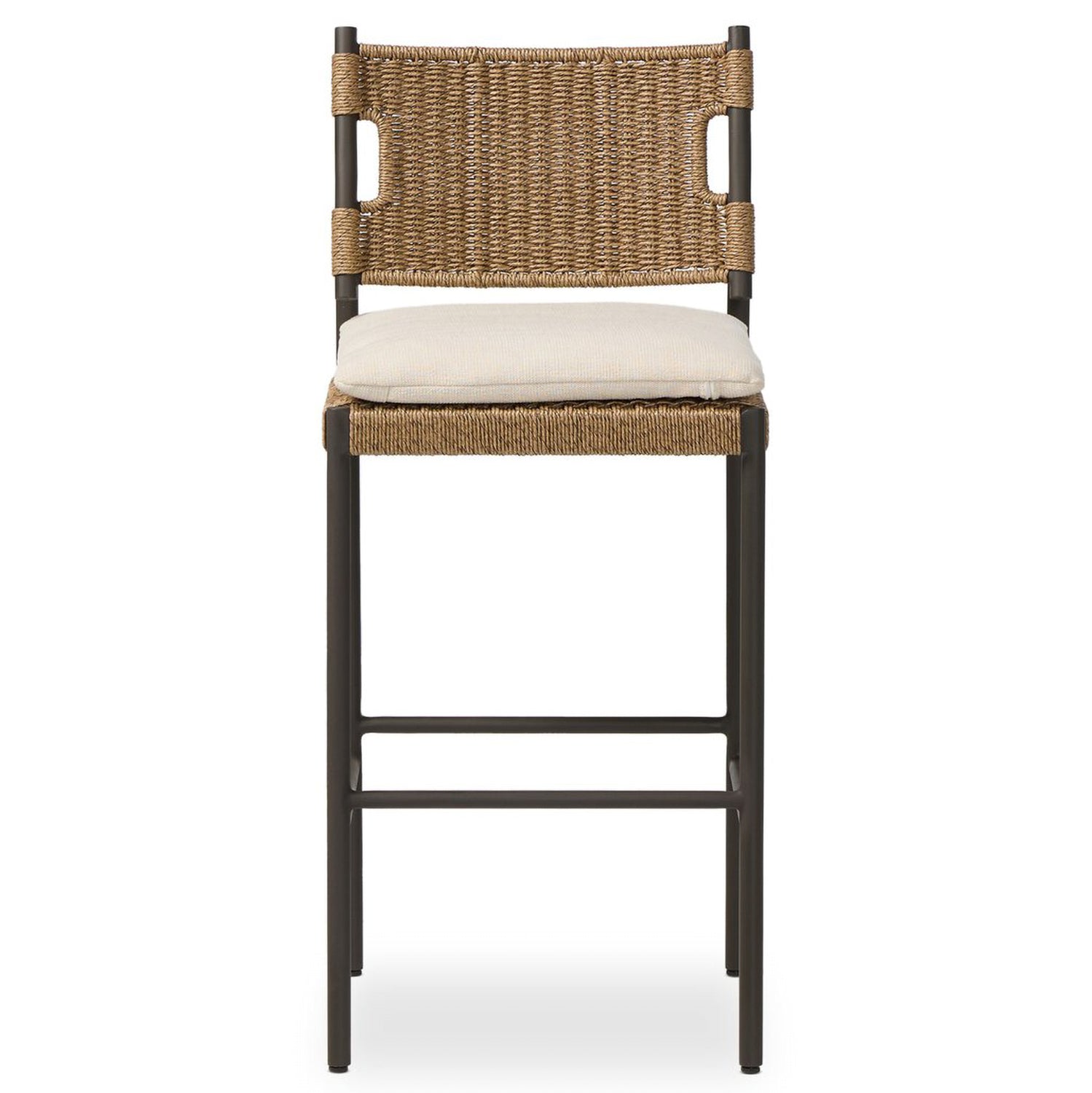 Four Hands Miller Outdoor Woven Bar Stool Set of 2
