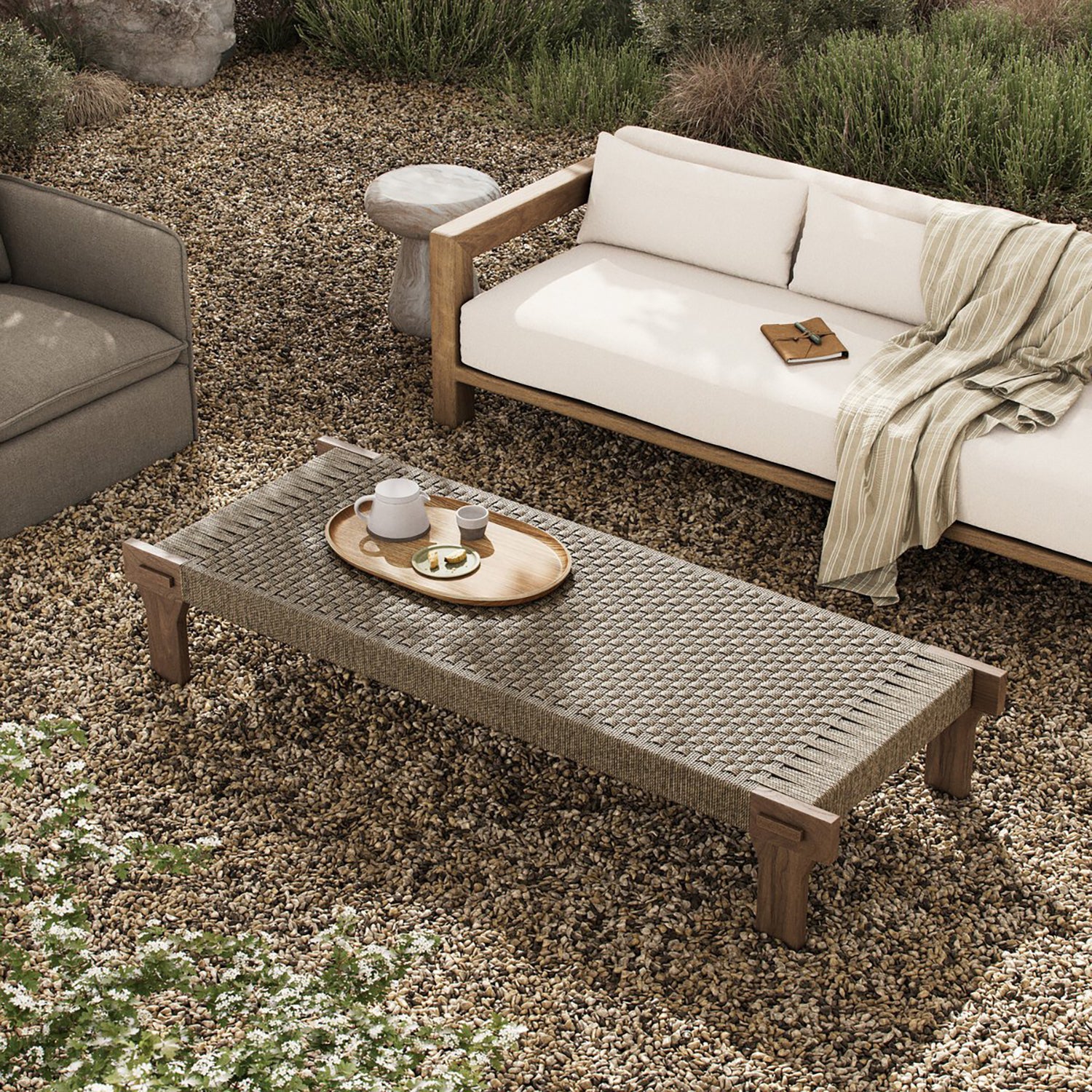 Four Hands Moxie Outdoor Coffee Table