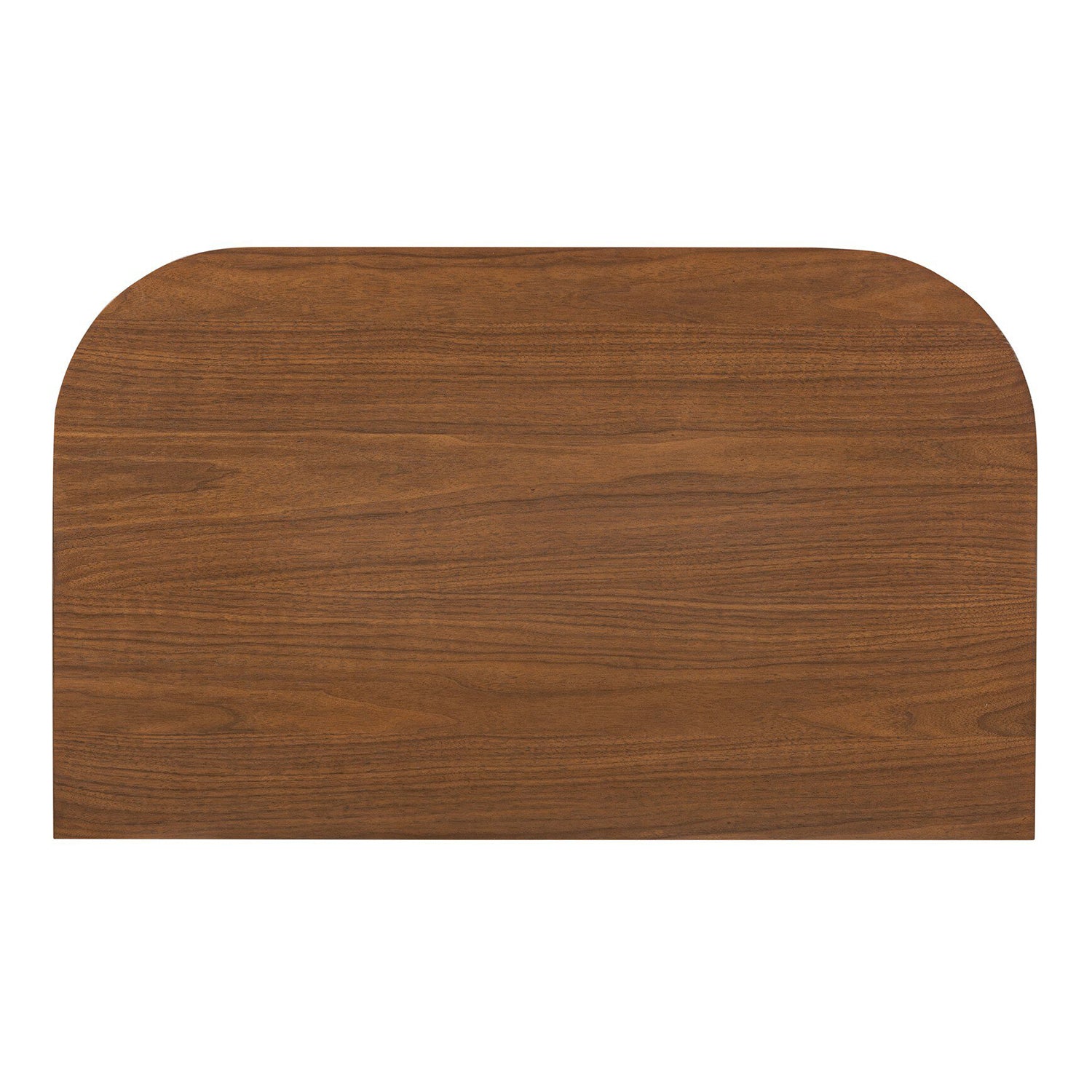 Four Hands Theo Nightstand in dark brown walnut with ski leg base, view 6