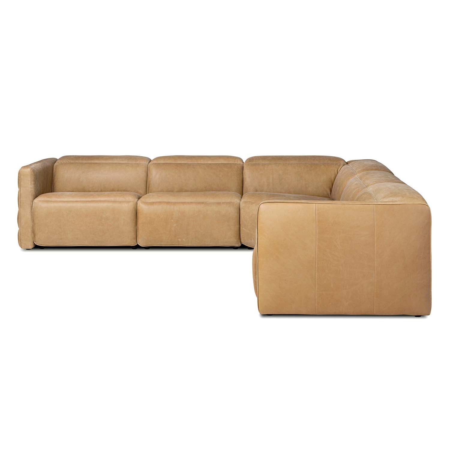 Four Hands Kenlee Power Recliner 5 Piece Sectional Sofa