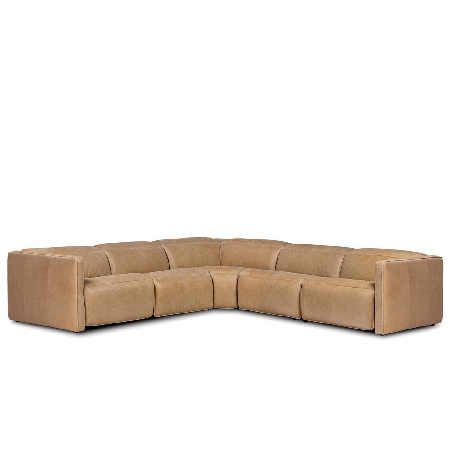 Four Hands Kenlee Power Recliner 5 Piece Sectional Sofa