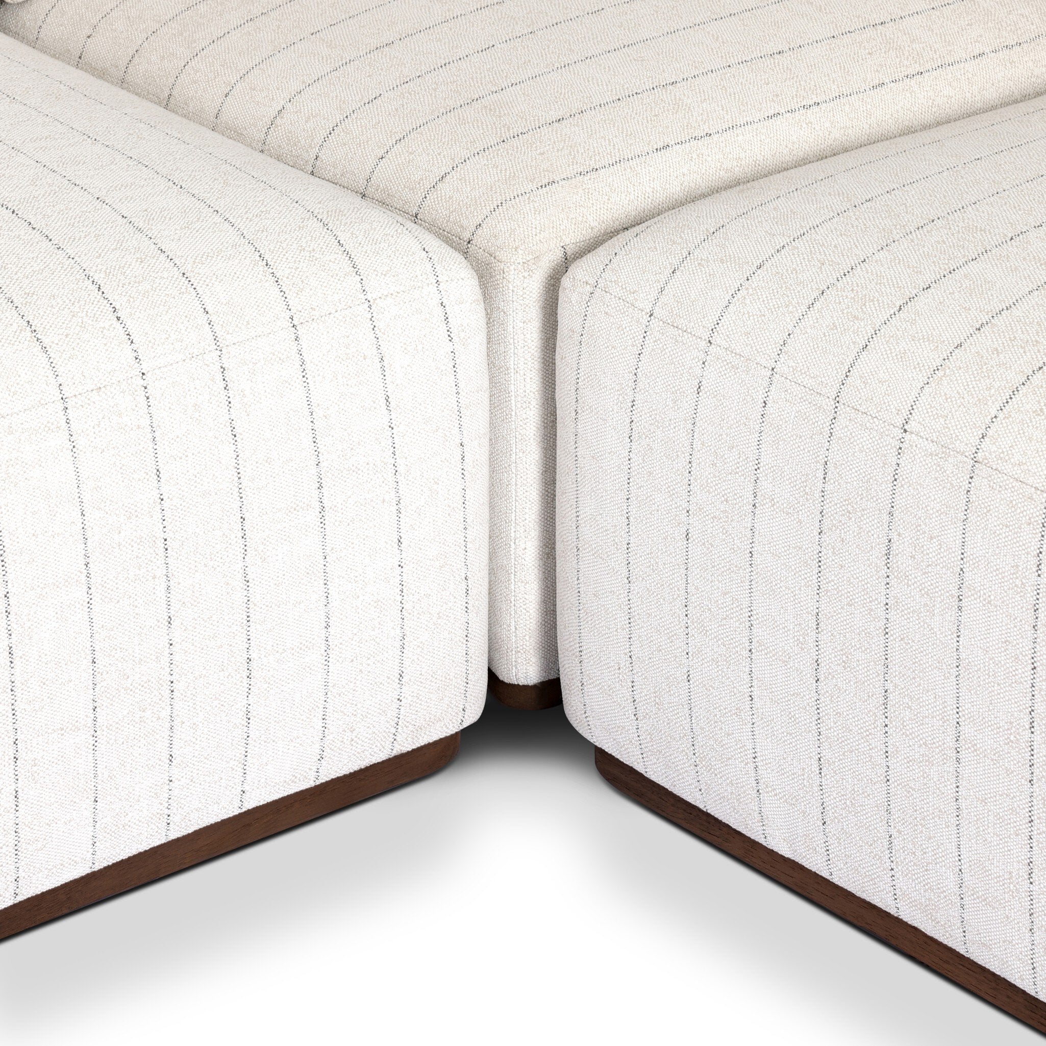 Four Hands Adler Amalfi Natural 4 Piece Outdoor Sectional Sofa material and finish detail