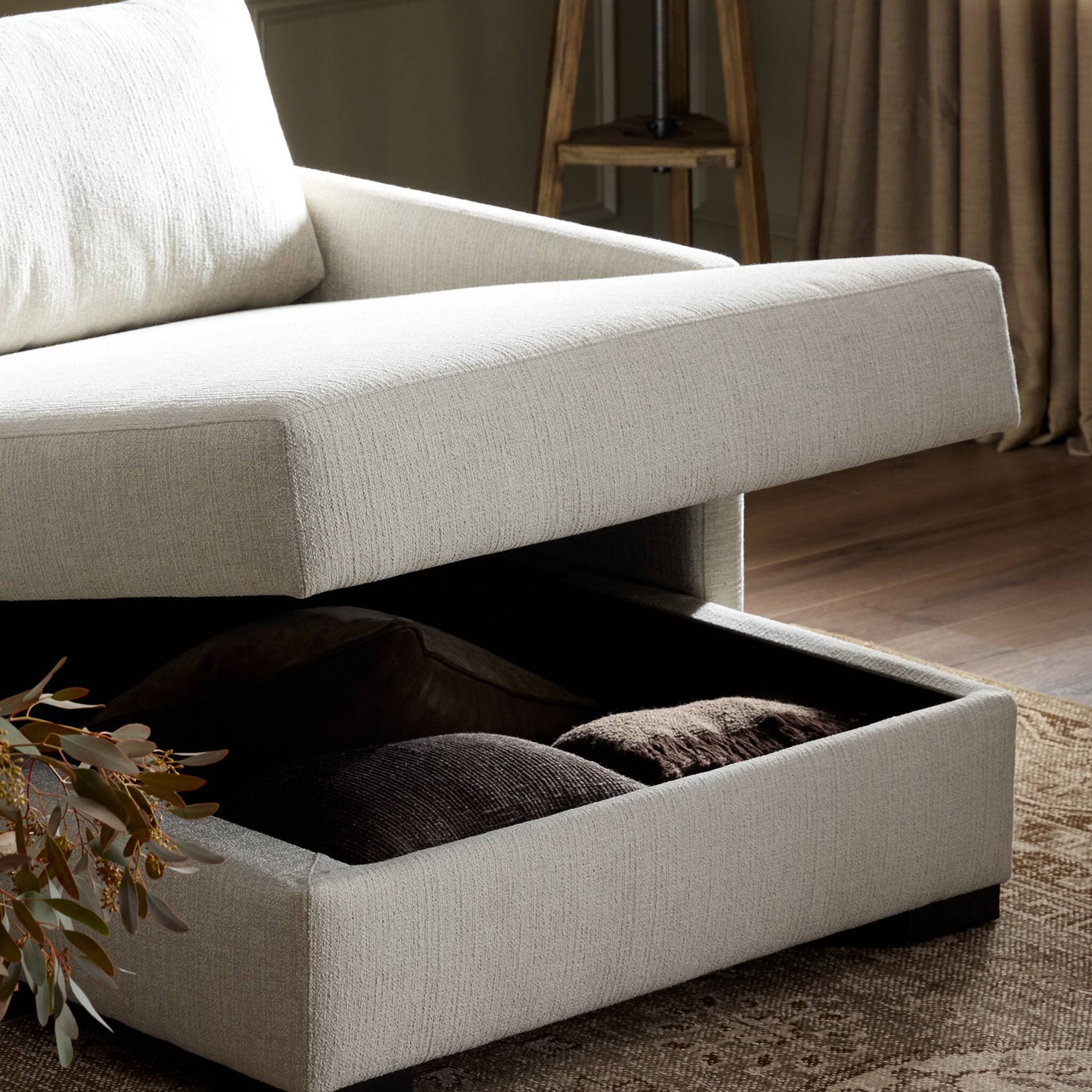 Four Hands Wickham 2-Piece Storage Sectional Sofa