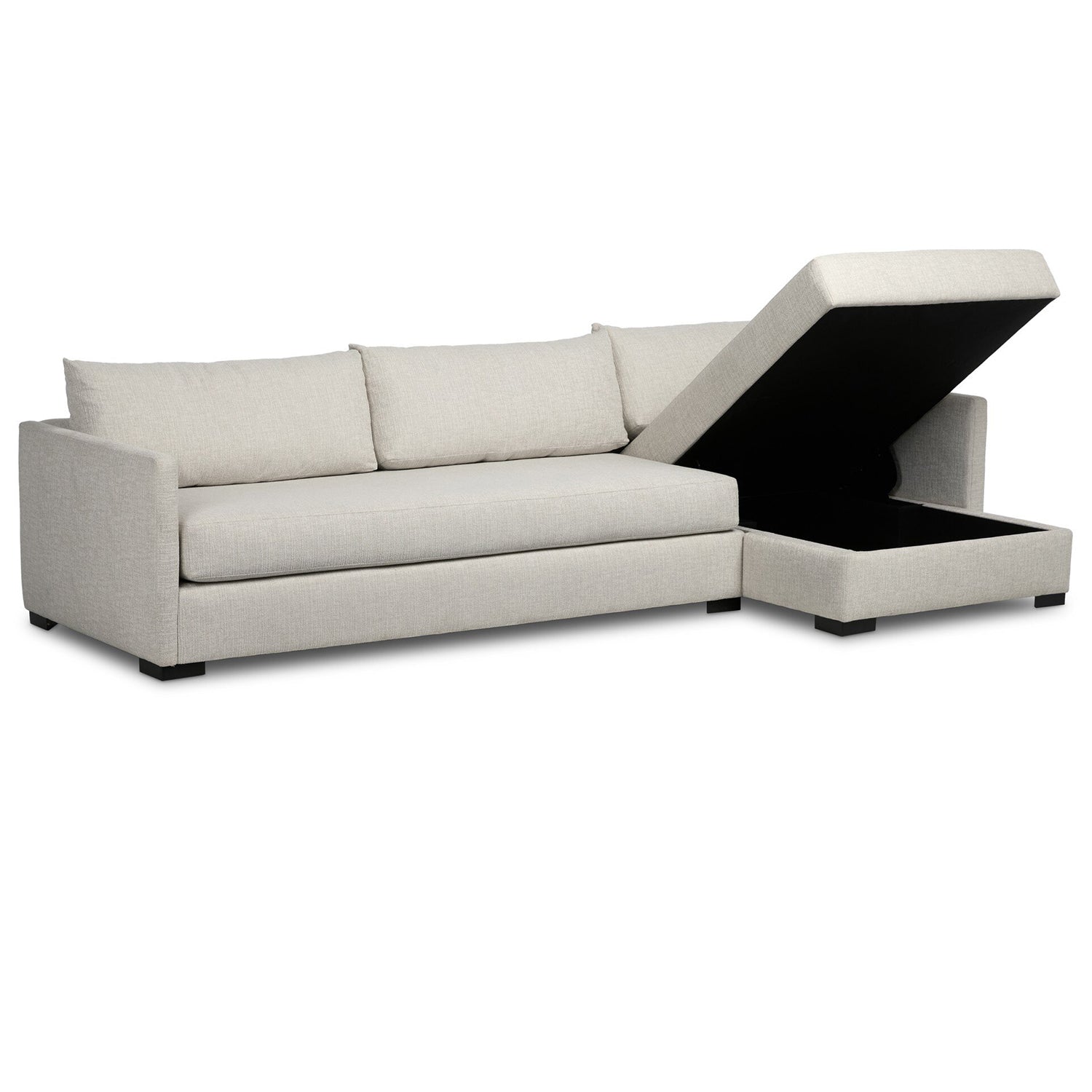 Four Hands Wickham 2-Piece Storage Sectional Sofa