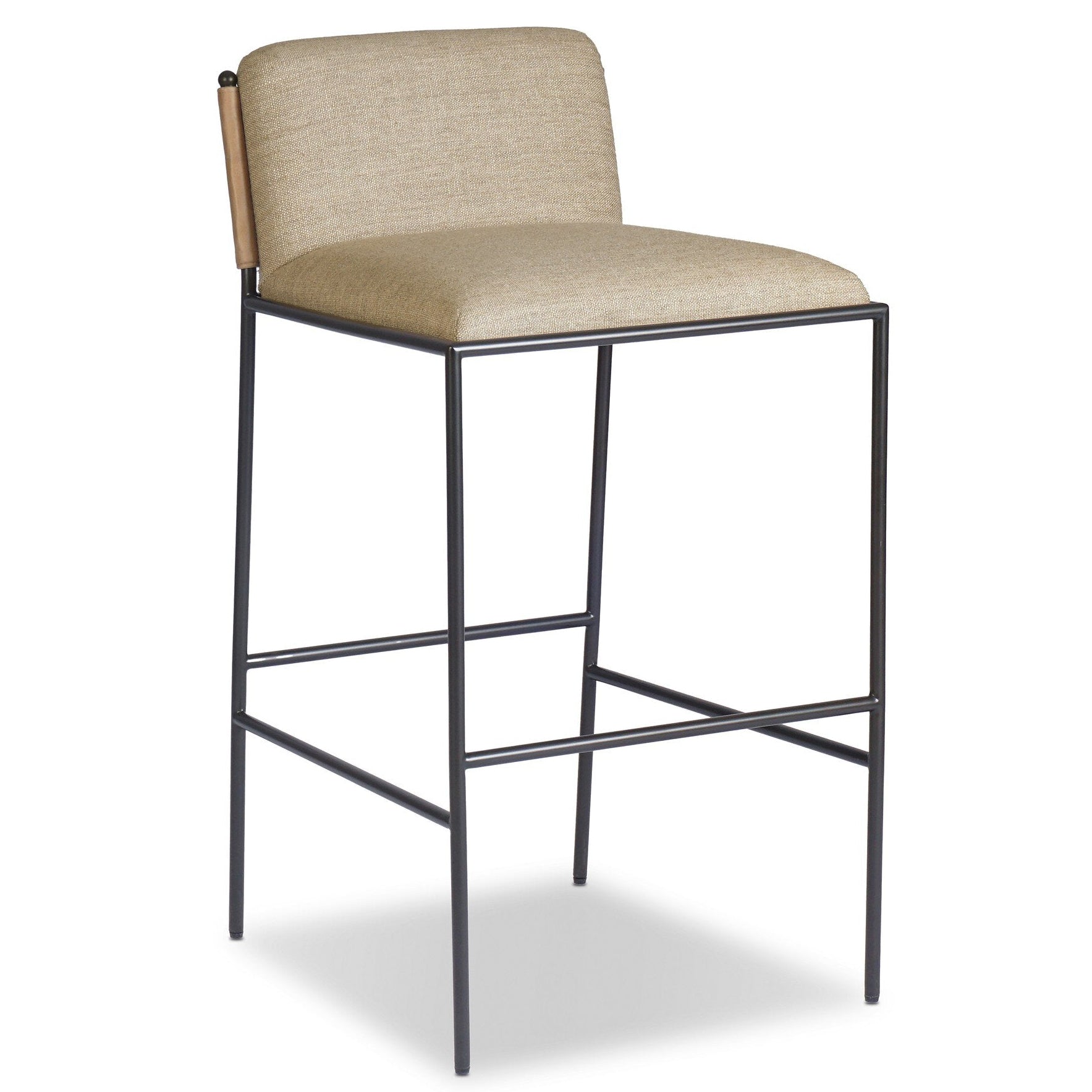 Four Hands Elba Alcala Wheat Bar Stool styled setting