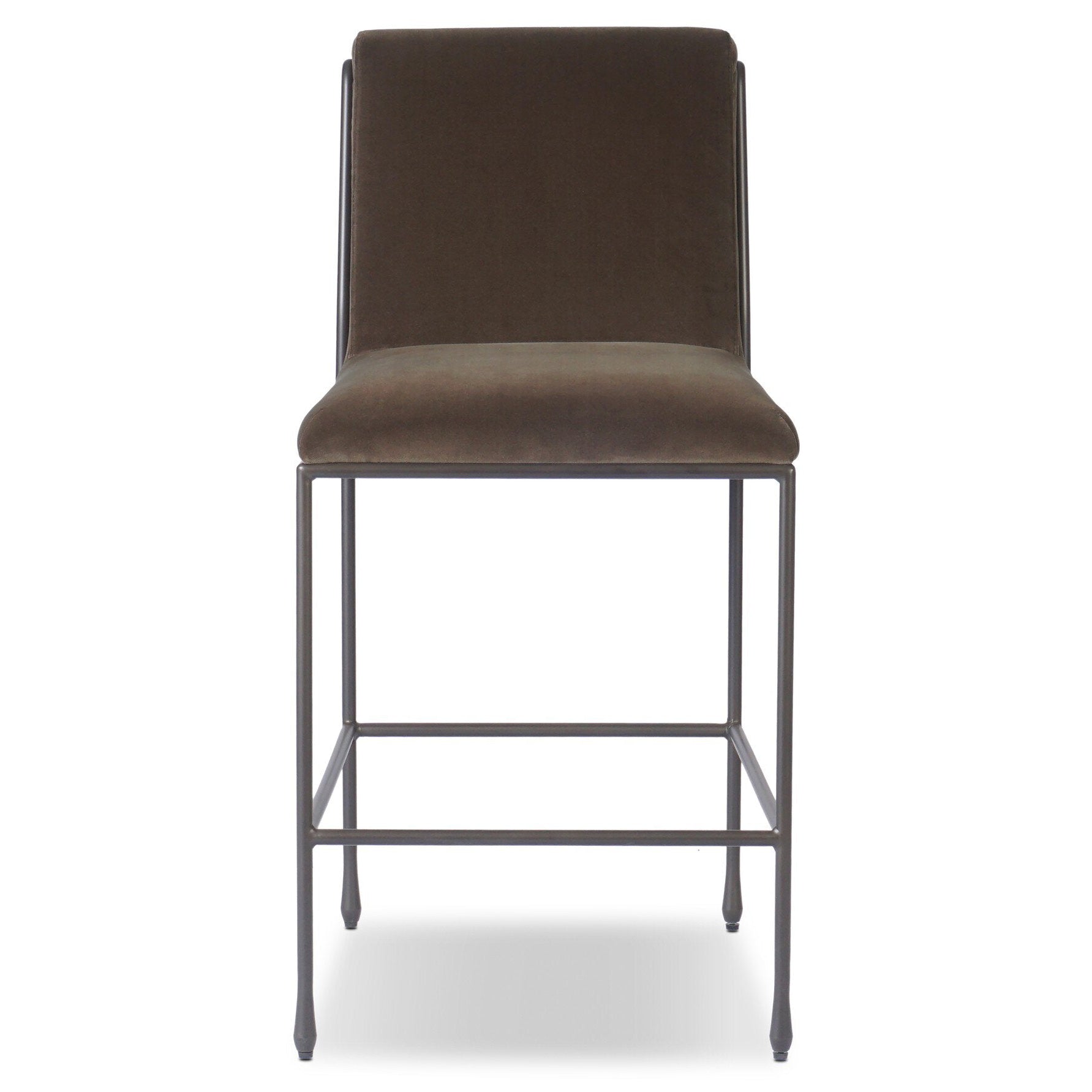 Four Hands Decker Surrey Mink Counter Stool front view