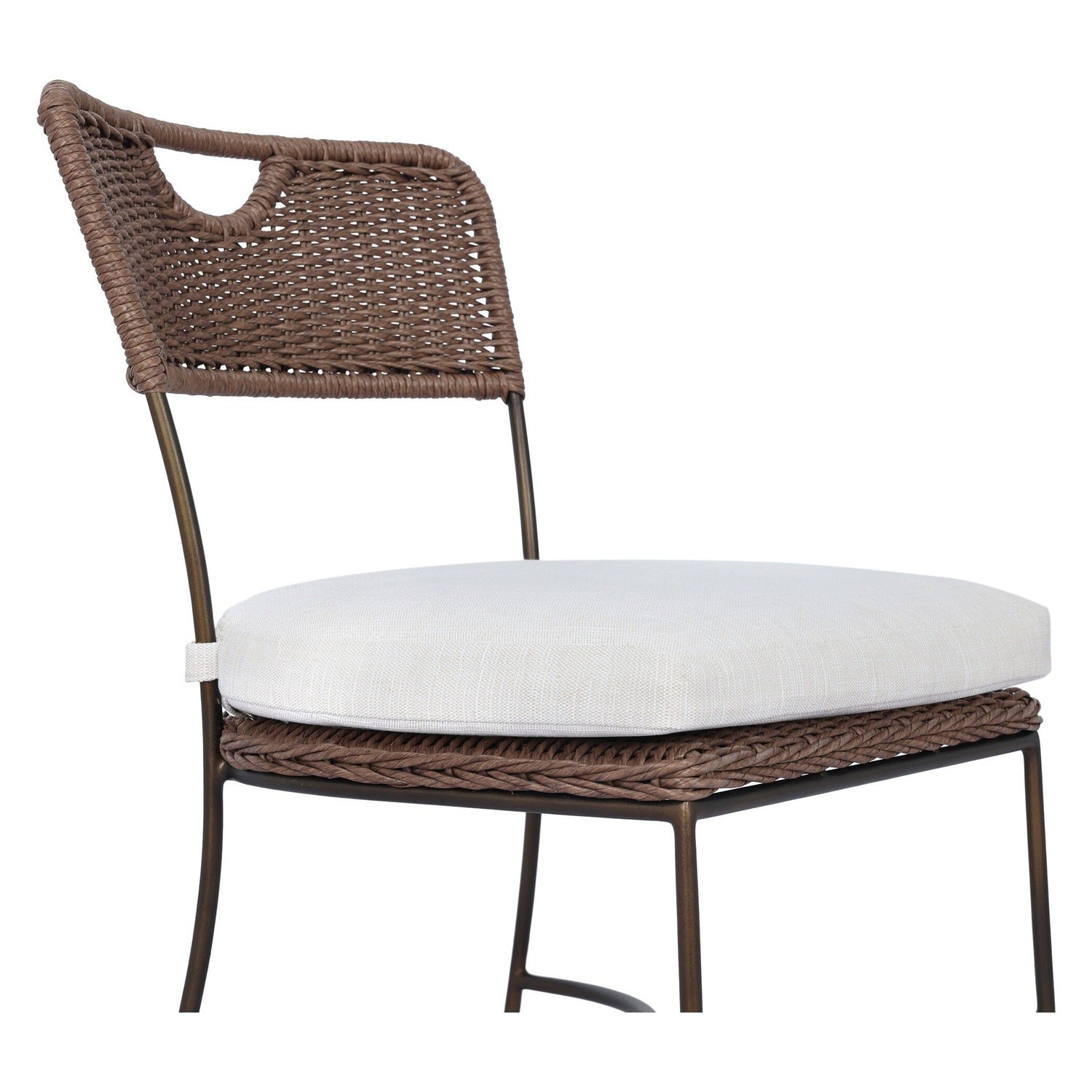 Four Hands Honor Vergo Cream Outdoor Dining Chair Set of 2