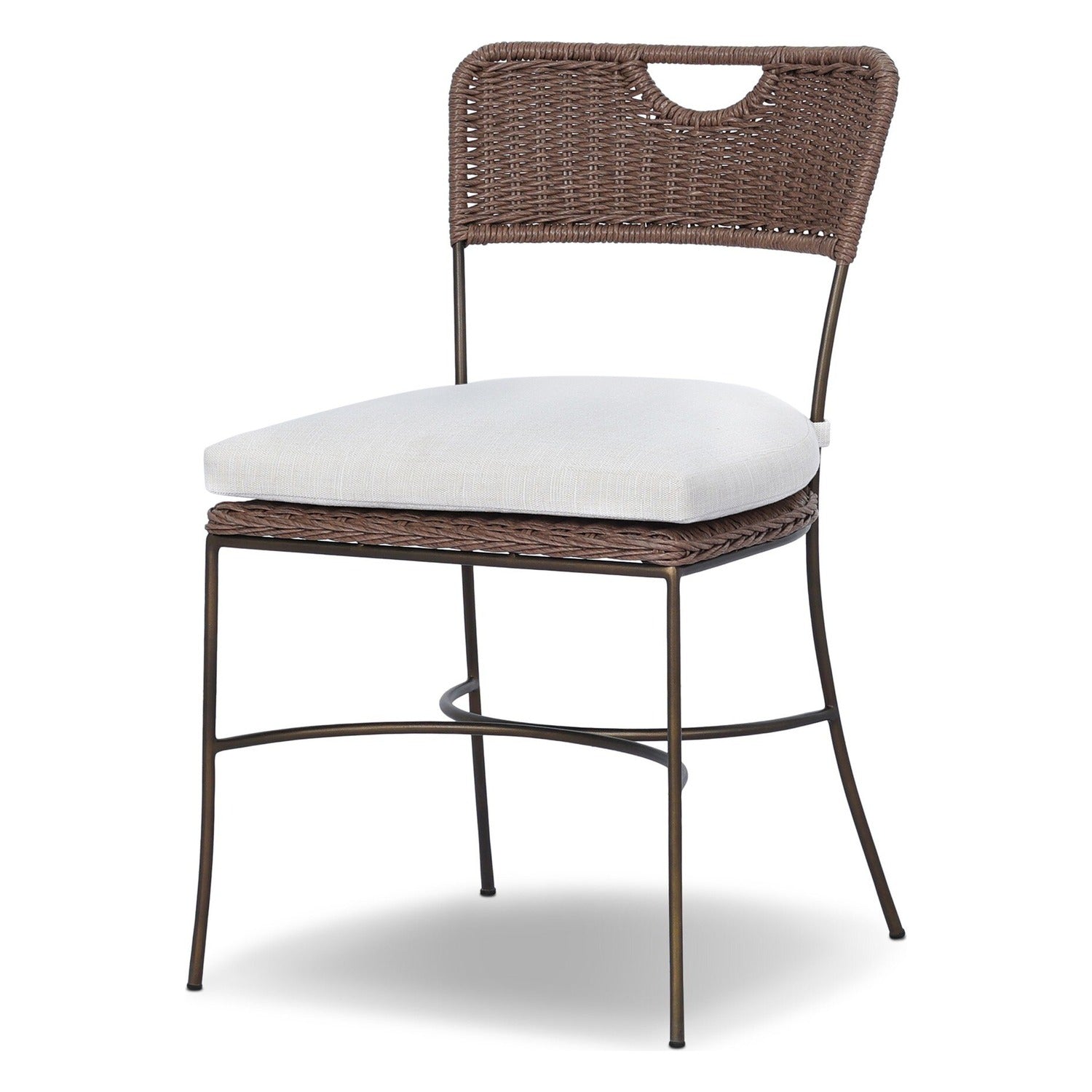 Four Hands Honor Vergo Cream Outdoor Dining Chair Set of 2