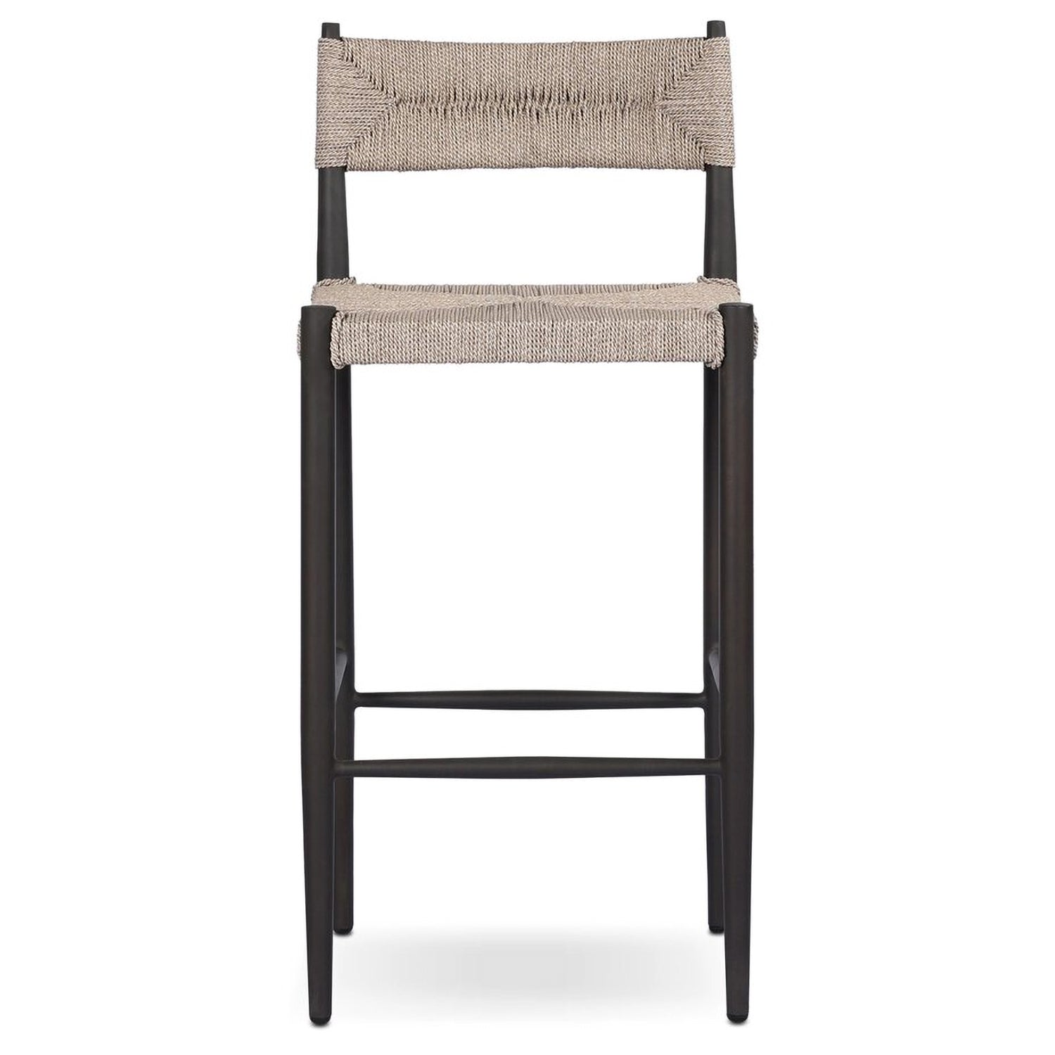 Four Hands Lomas Metal Outdoor Bar Stool Set of 2