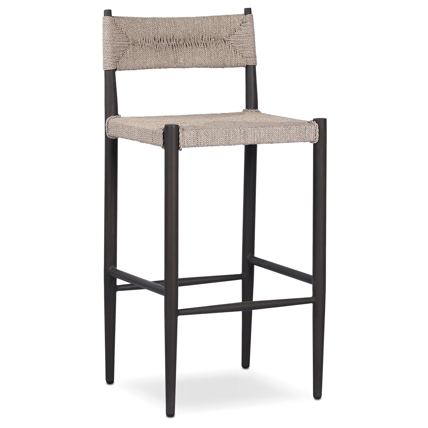 Four Hands Lomas Metal Outdoor Bar Stool Set of 2